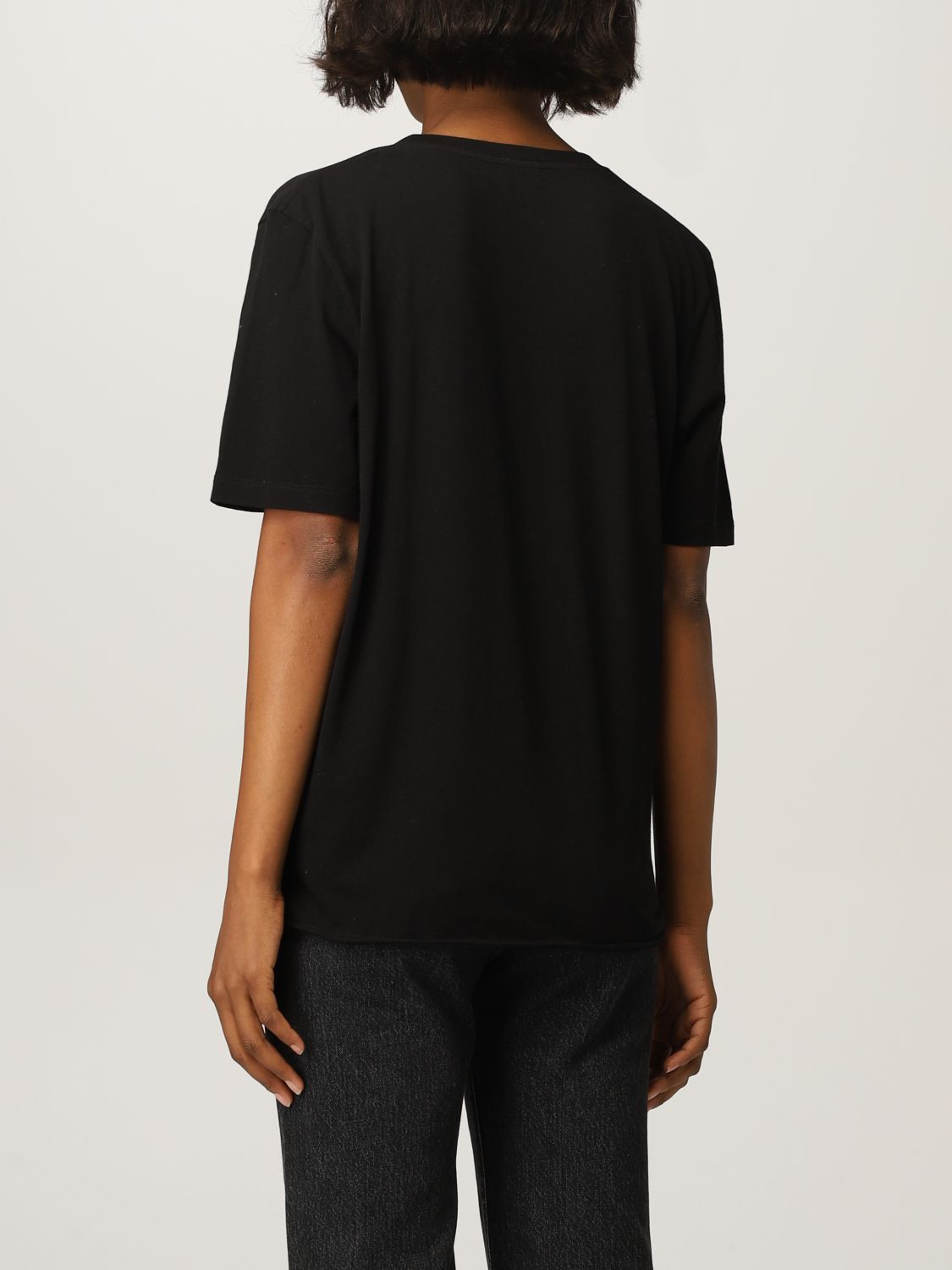 Camiseta Saint Laurent: Camiseta mujer Saint Laurent negro 3