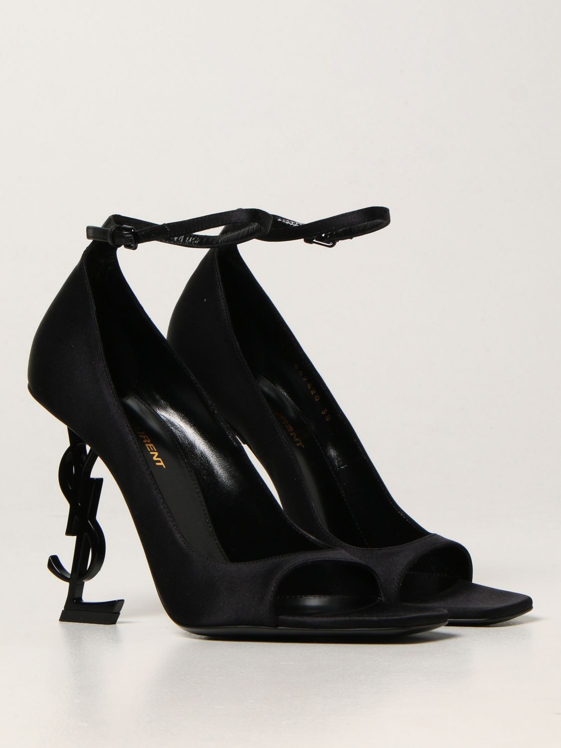 Sandalias de tacón Saint Laurent: Zapatos de tacón mujer Saint Laurent negro 2