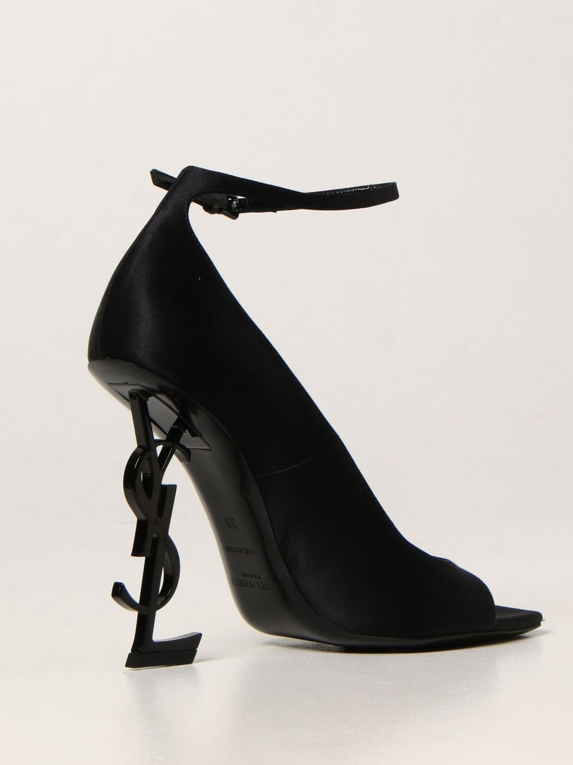Sandalias de tacón Saint Laurent: Zapatos de tacón mujer Saint Laurent negro 3