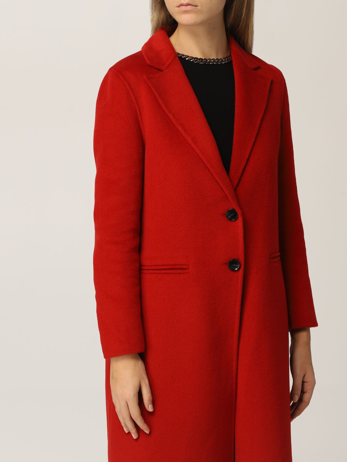 Manteau Kaos: Manteau femme Kaos rouge 4