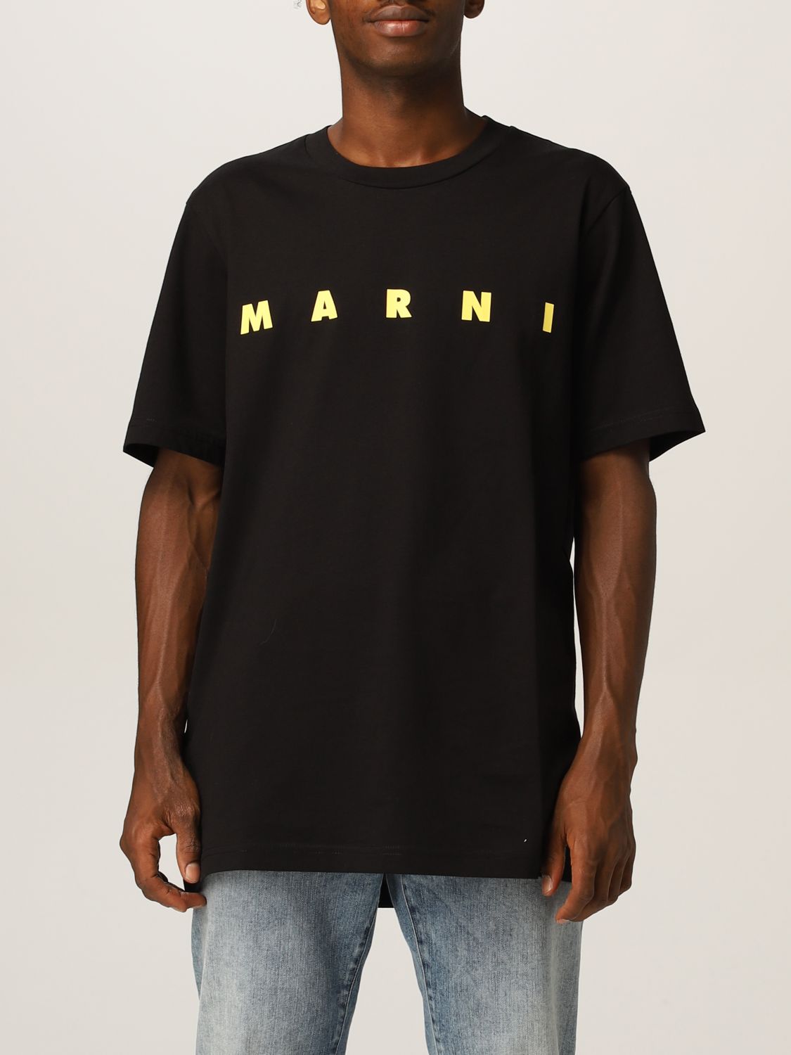 MARNI: T-shirt men | T-Shirt Marni Men Black | T-Shirt Marni HUMU0198PO ...