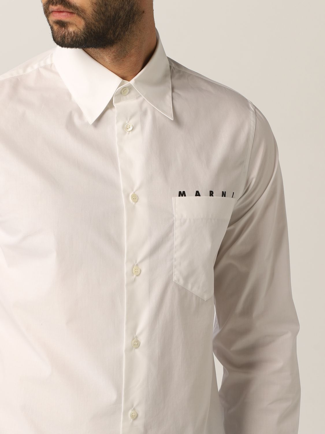 Shirt Marni: Shirt men Marni white 4