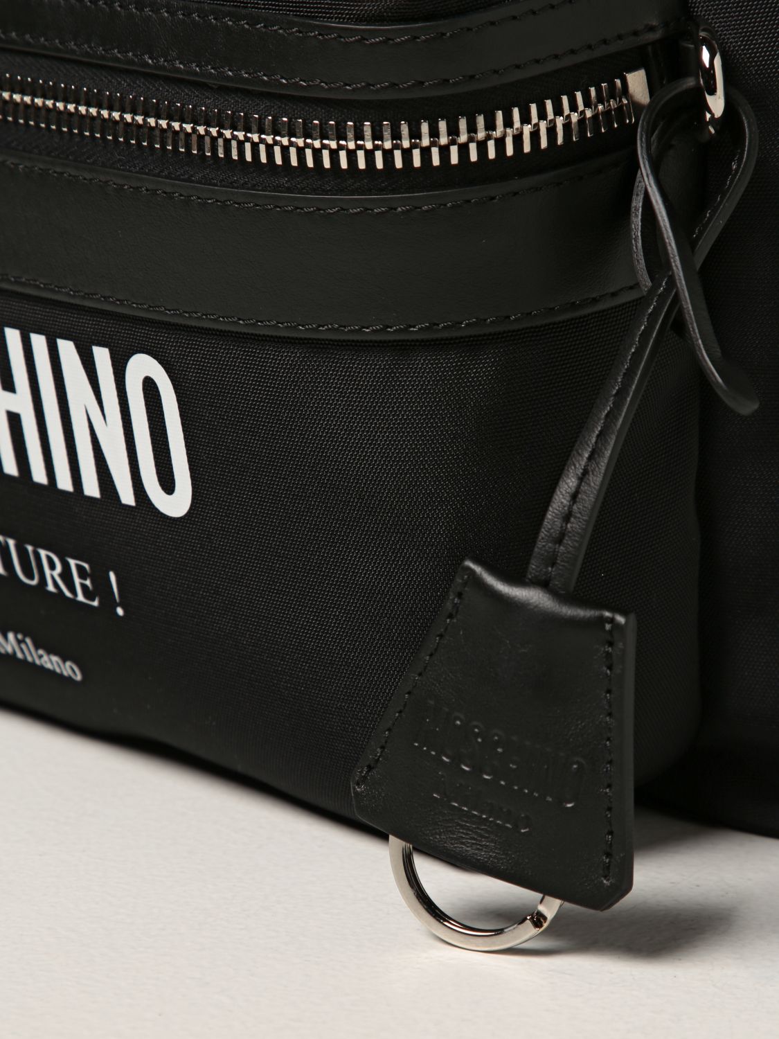 Zaino Moschino Couture: Zaino Moschino Couture in nylon nero 4