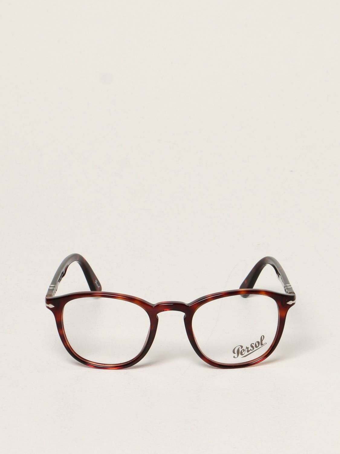 Glasses Persol: Persol eyeglasses in acetate brown 2