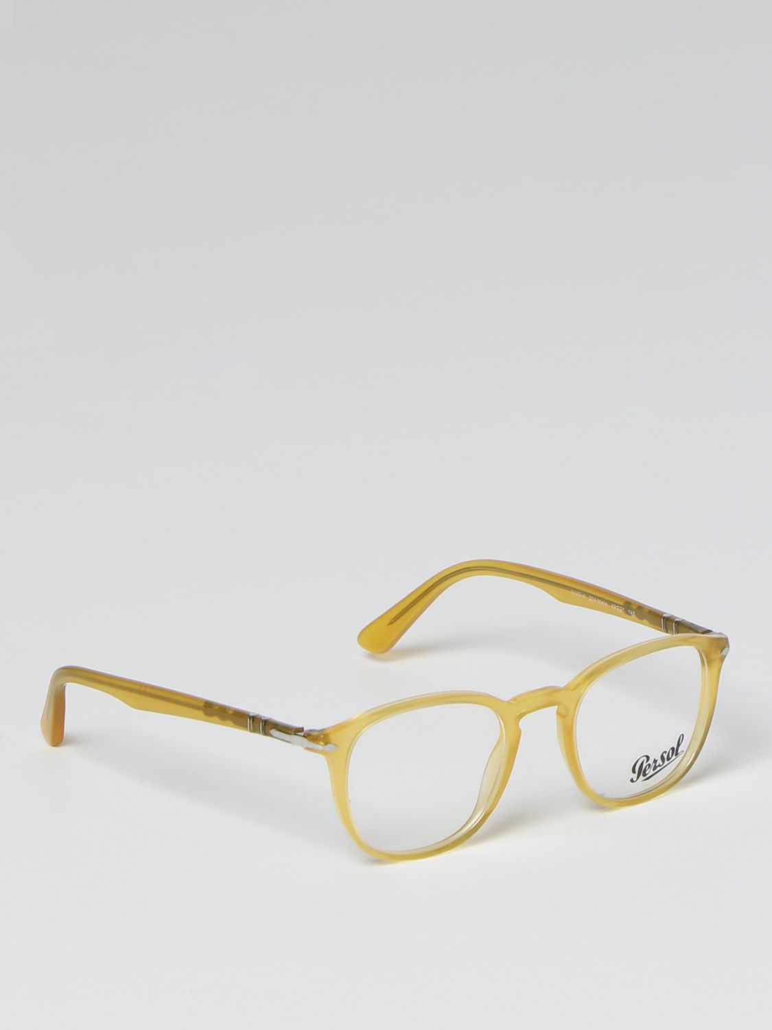 Glasses Persol: Persol eyeglasses in acetate honey 1
