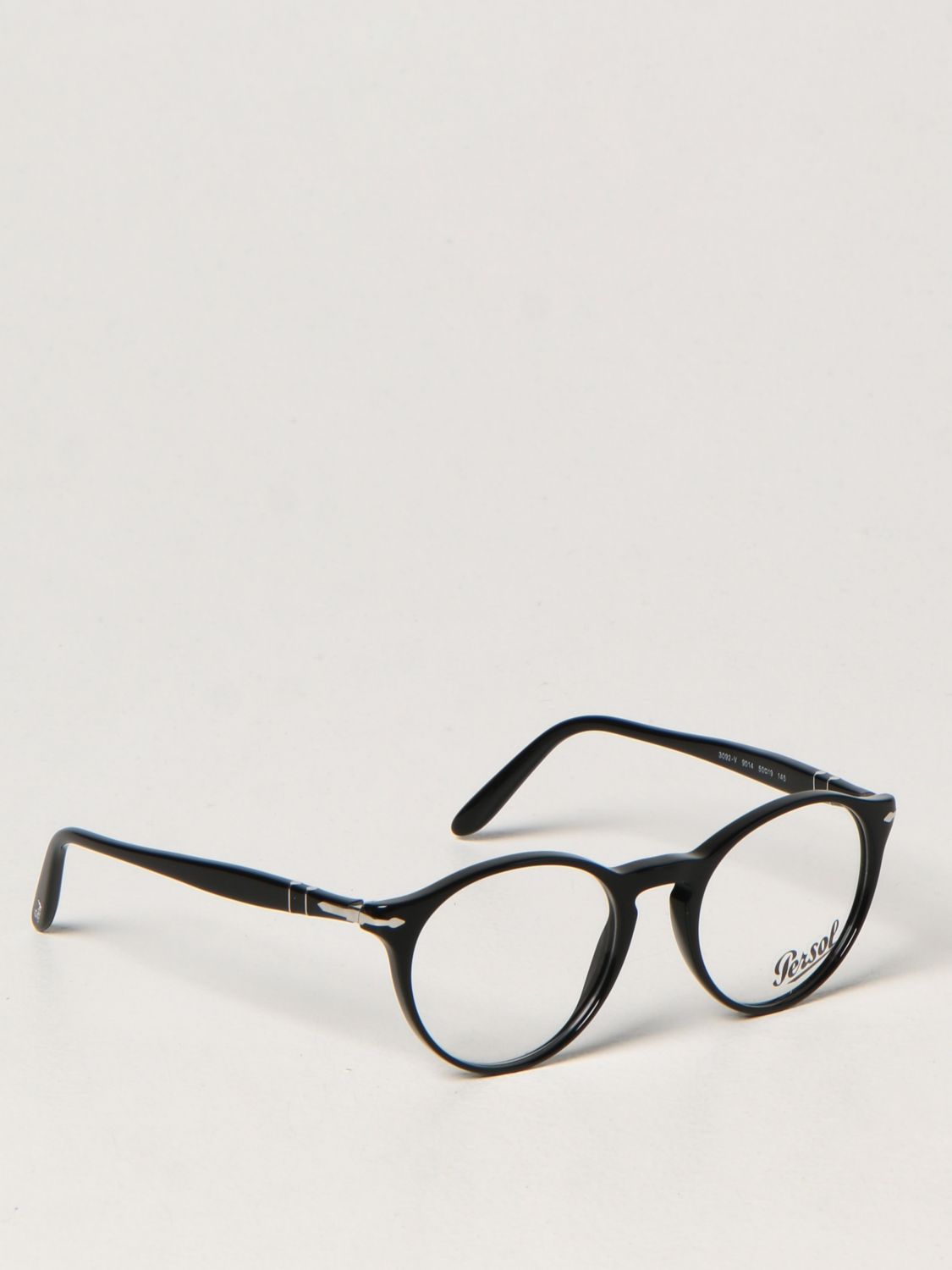 Glasses Persol: Persol eyeglasses in acetate black 1