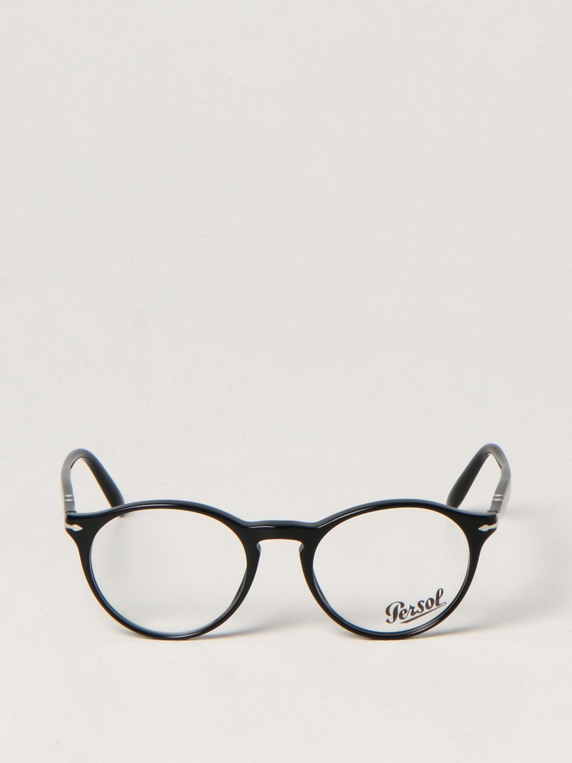 Glasses Persol: Persol eyeglasses in acetate black 2