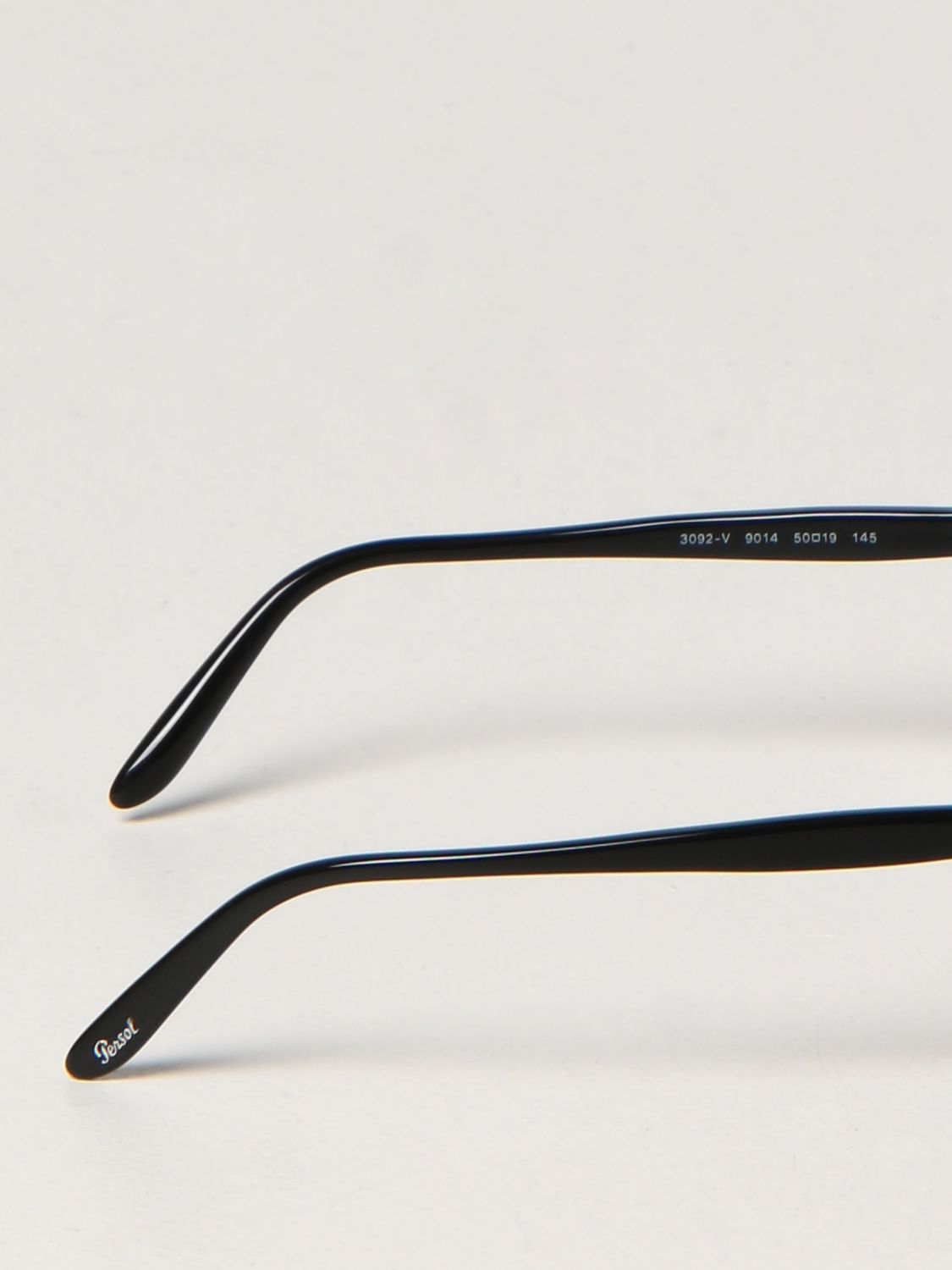Glasses Persol: Persol eyeglasses in acetate black 3