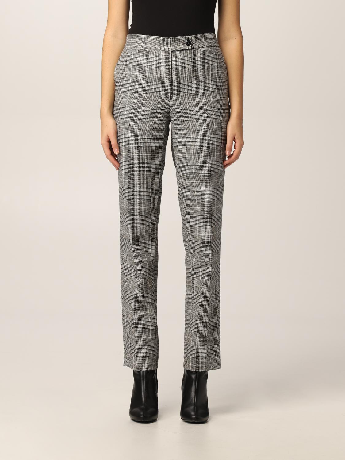 TWINSET: trousers for women - Black | Twinset trousers 212TT2202 online ...