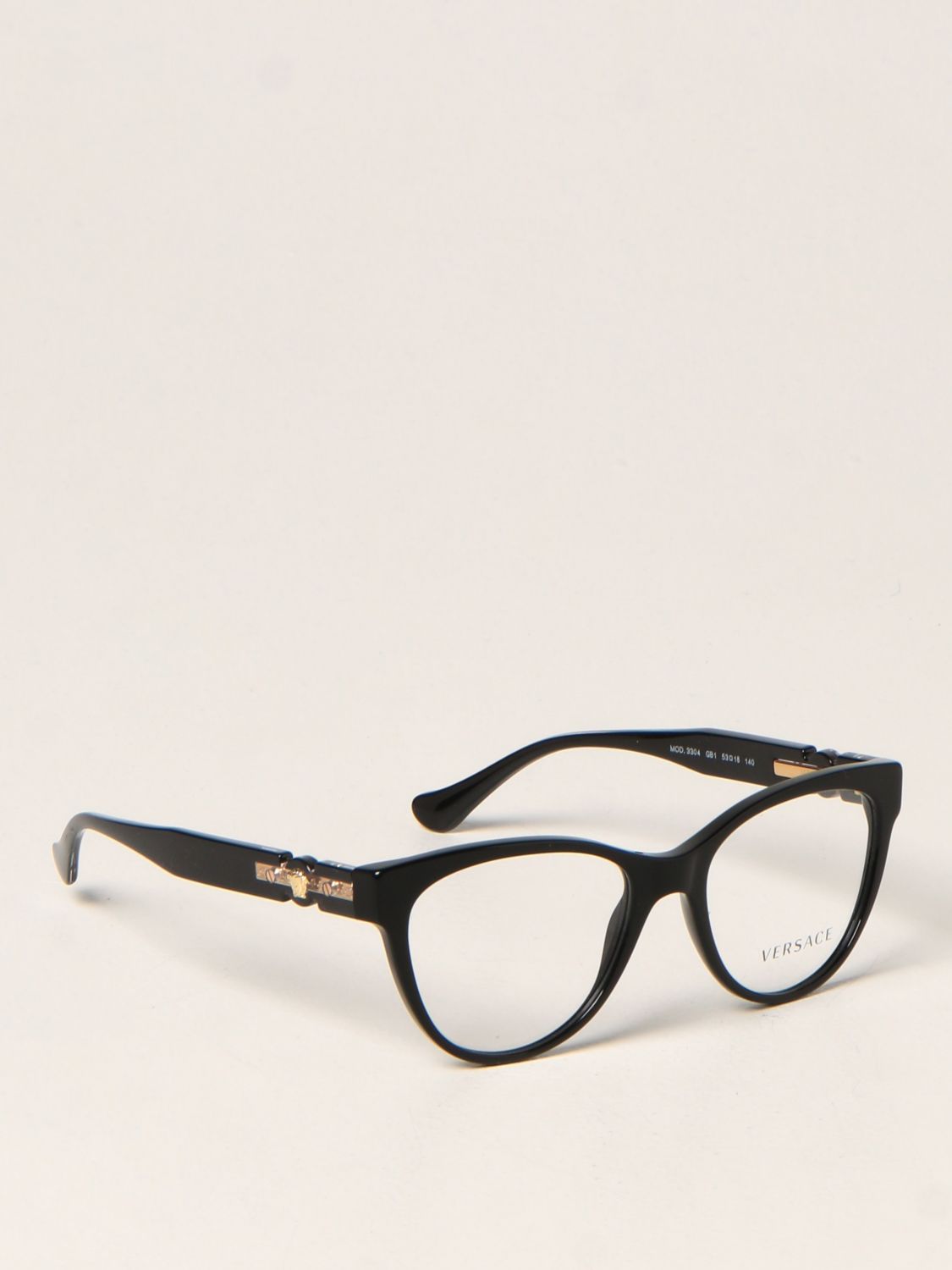 Glasses Versace: Versace acetate eyeglasses black 1 1