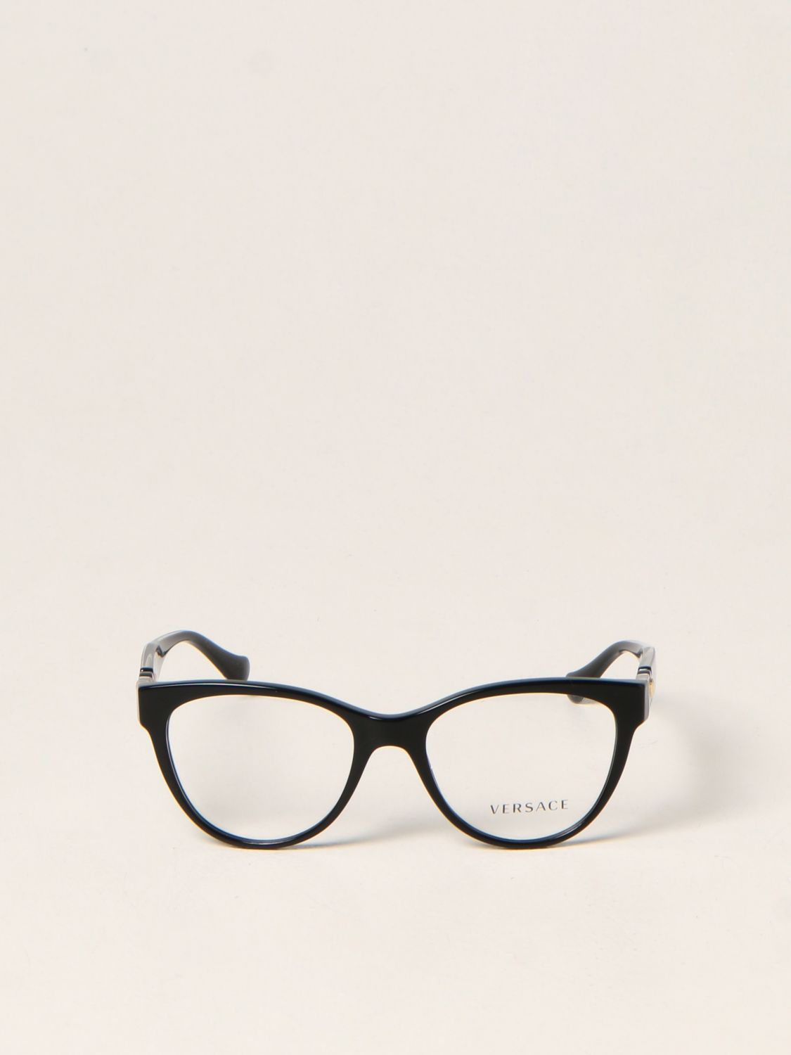 Glasses Versace: Versace acetate eyeglasses black 1 2
