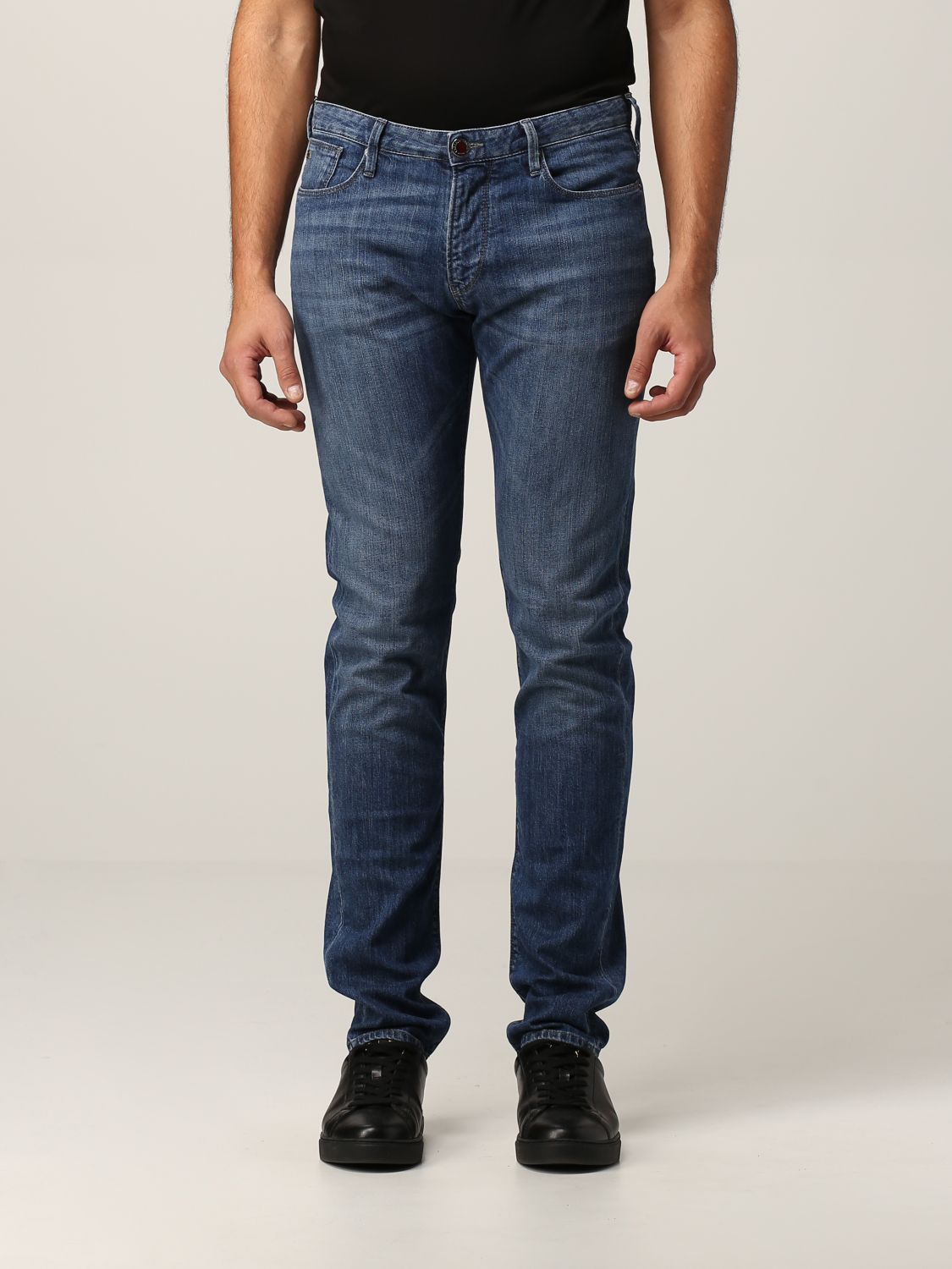 EMPORIO ARMANI: 5-pocket jeans - Denim | Emporio Armani jeans 8N1J06 ...