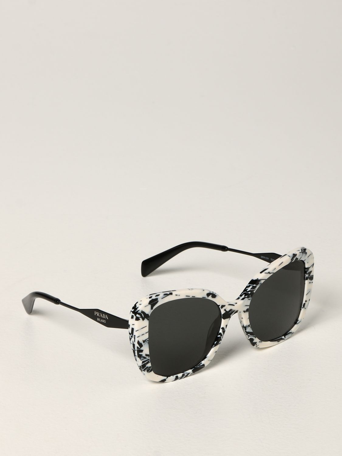 Солнцезащитные очки Prada: Солнцезащитные очки Женское Prada белый 1