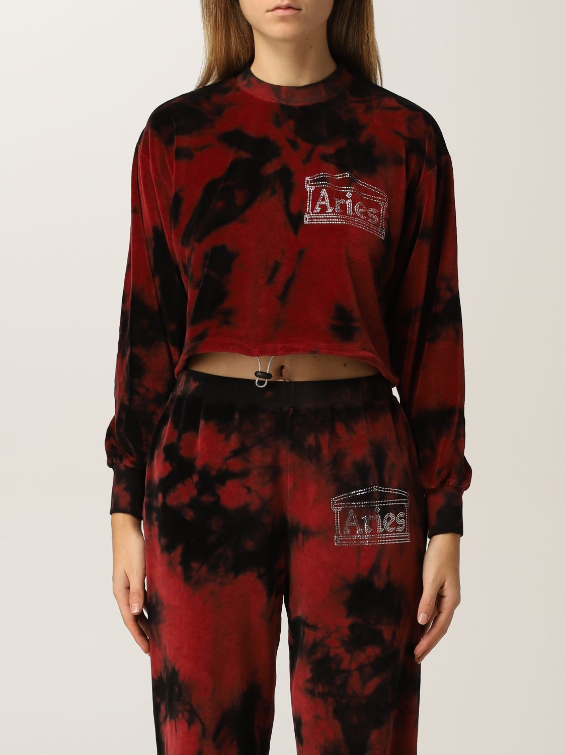 Sweatshirt Aries: Sweatshirt women Aries red 1