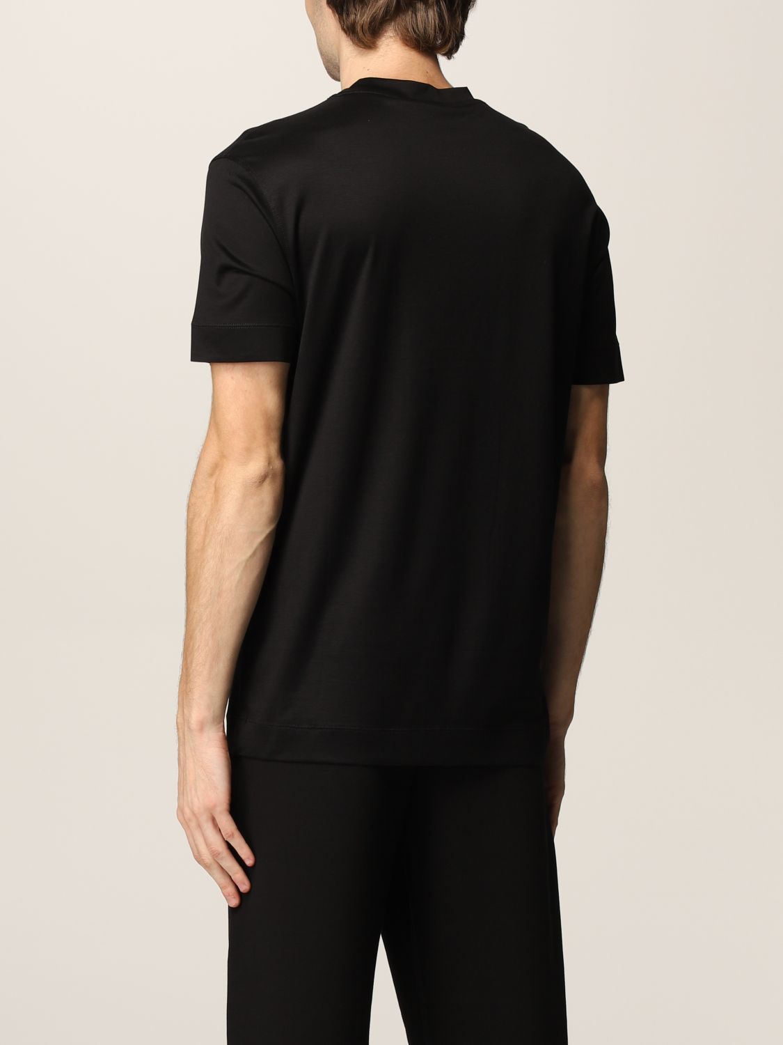 T-shirt Emporio Armani: Emporio Armani jersey T-shirt black 2