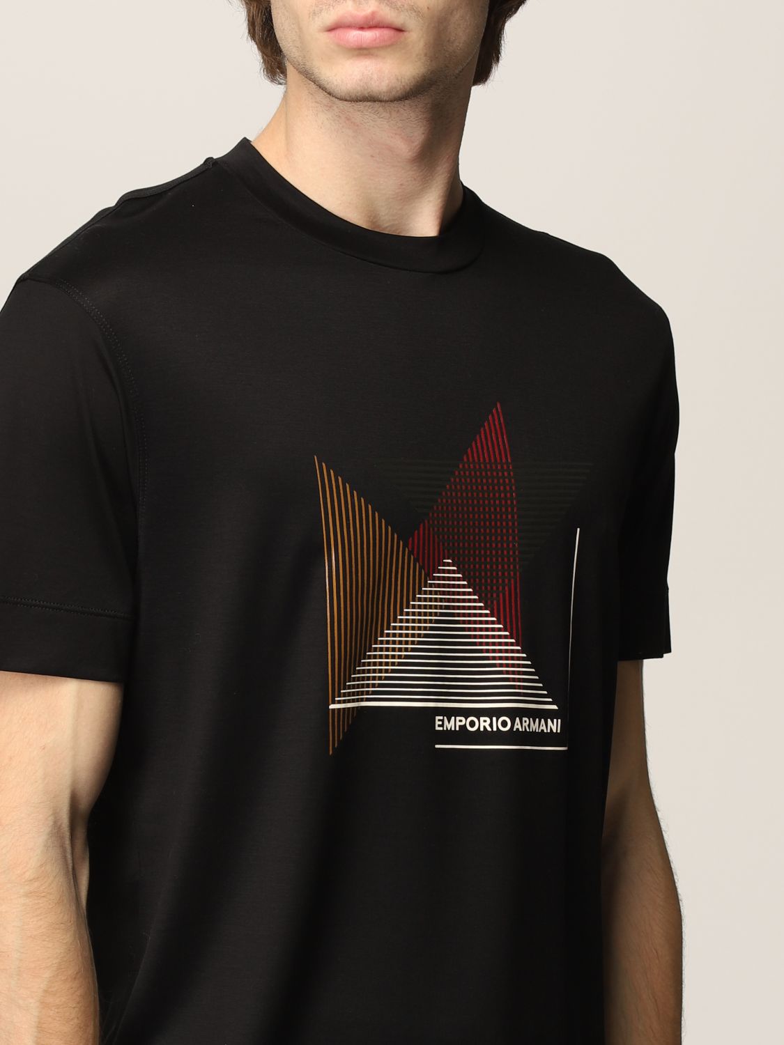 T-shirt Emporio Armani: Emporio Armani jersey T-shirt black 3
