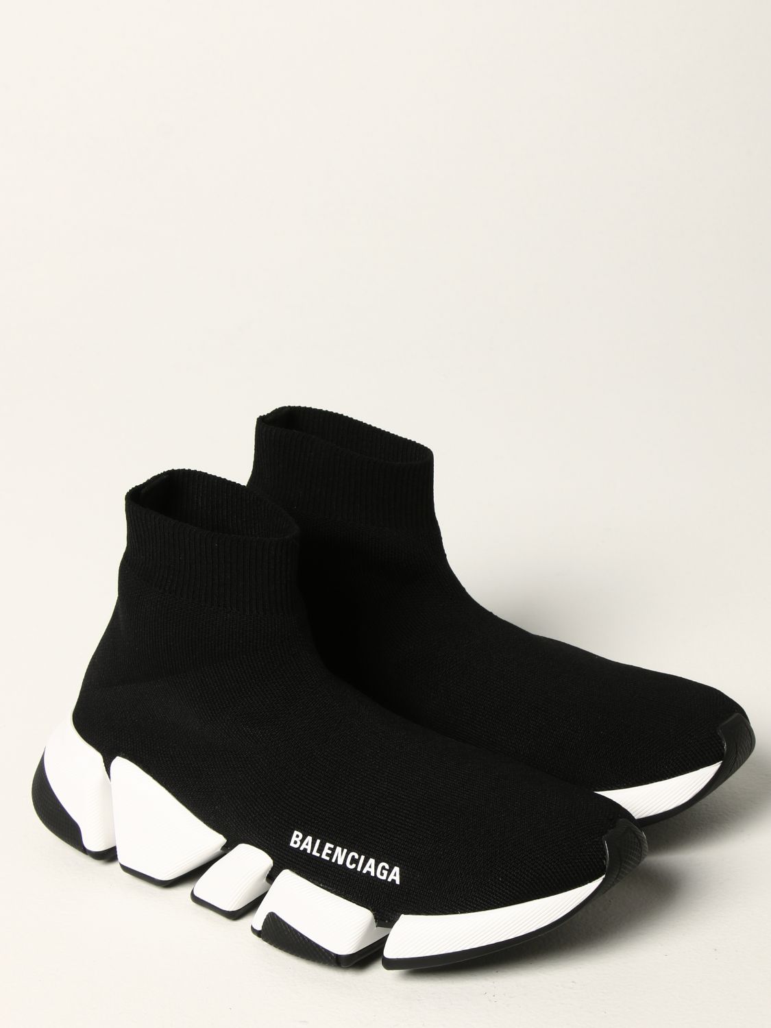 BALENCIAGA: Sneakers Speed 2.0 a calza | Sneakers Balenciaga Donna Nero |  Sneakers Balenciaga 617196 W2DB2 GIGLIO.COM