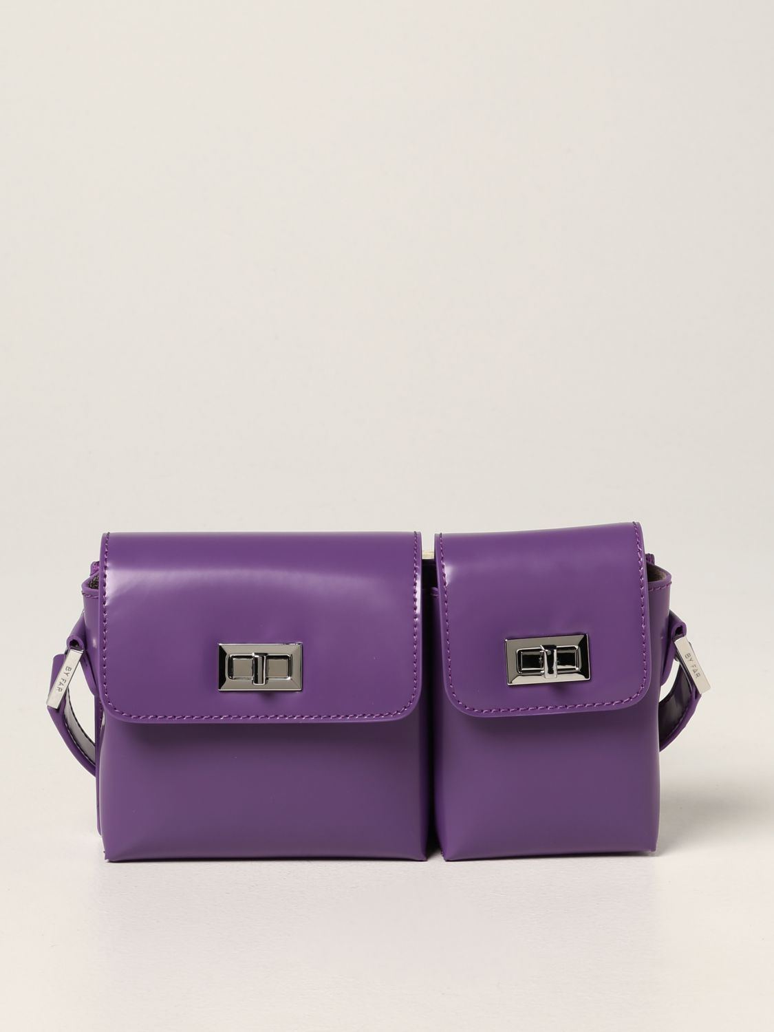 Sac bandoulière By Far: Sac porté épaule femme By Far violet 1