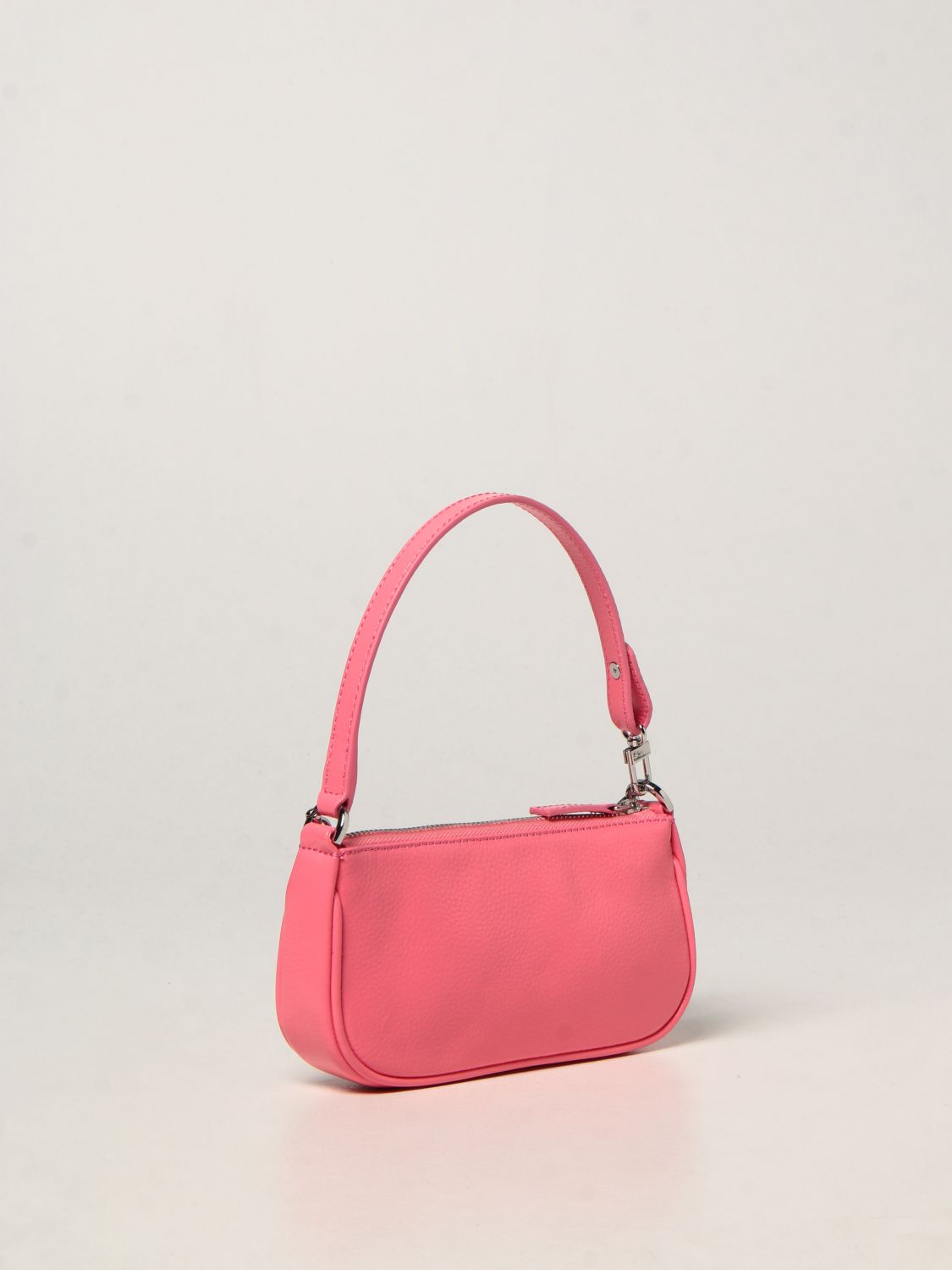 Mini bag By Far: By Far bag in grained leather pink 3