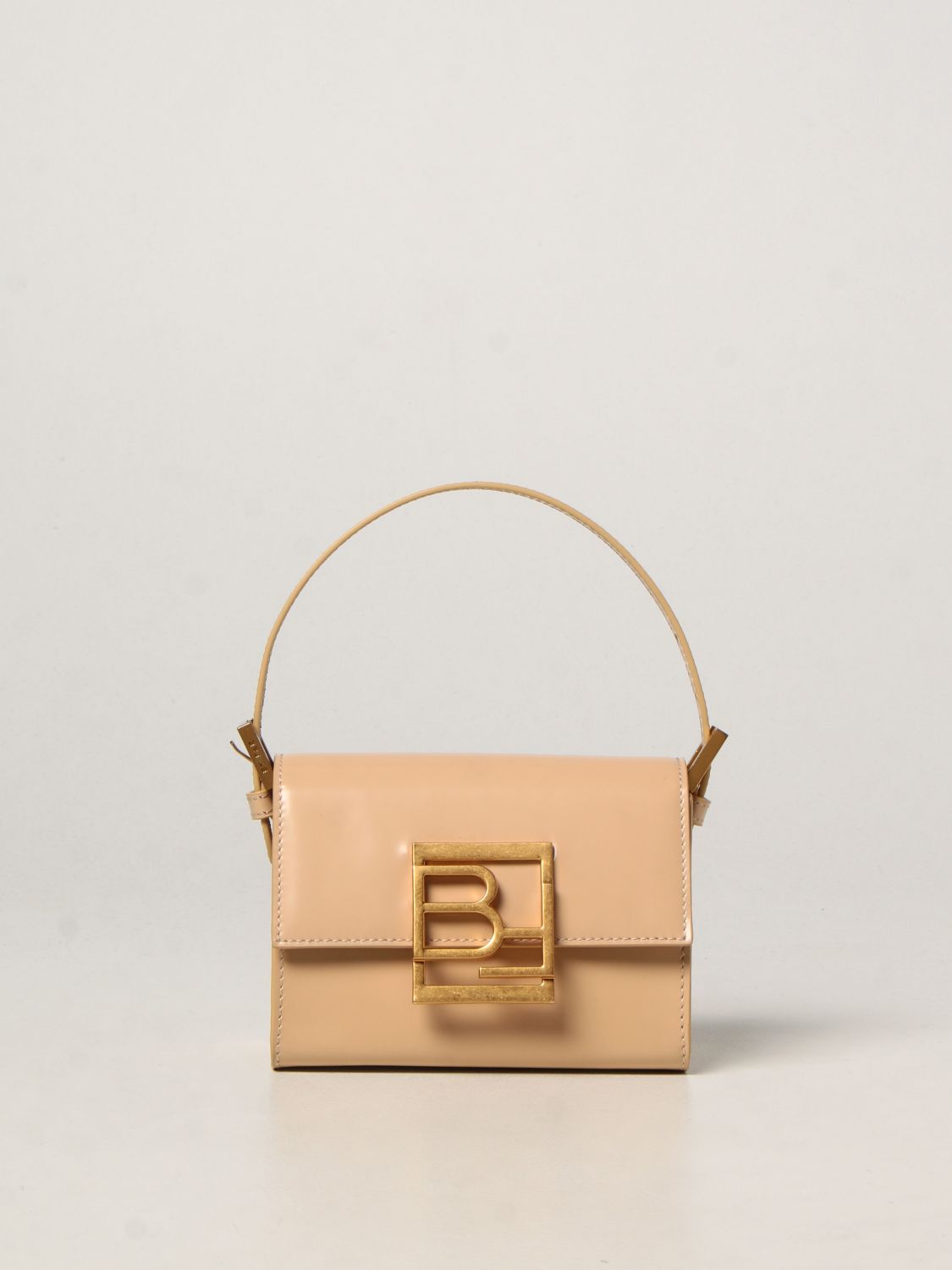 Mini bag By Far: Fran Sand By Far bag in brushed leather sand 1