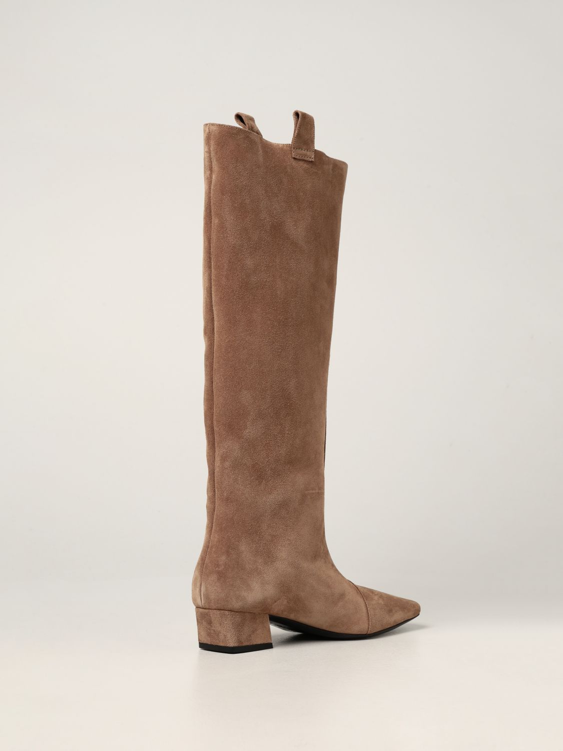 Boots By Far: By Far boot in suede brown 3