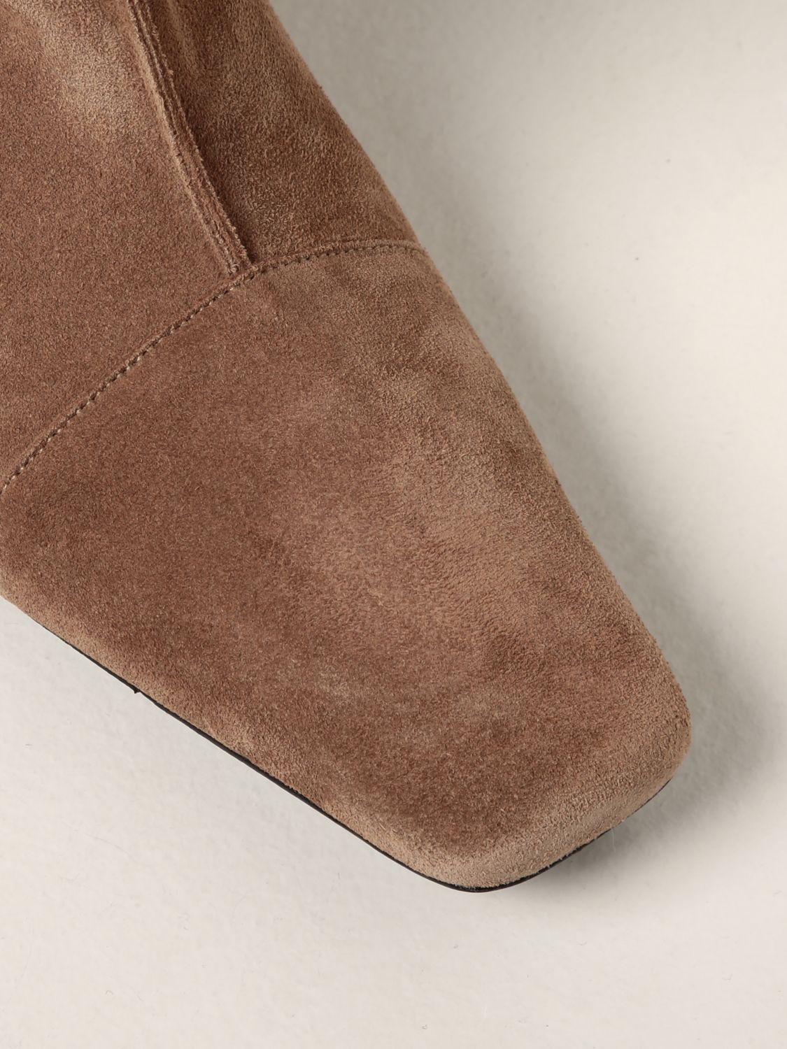 Boots By Far: By Far boot in suede brown 4