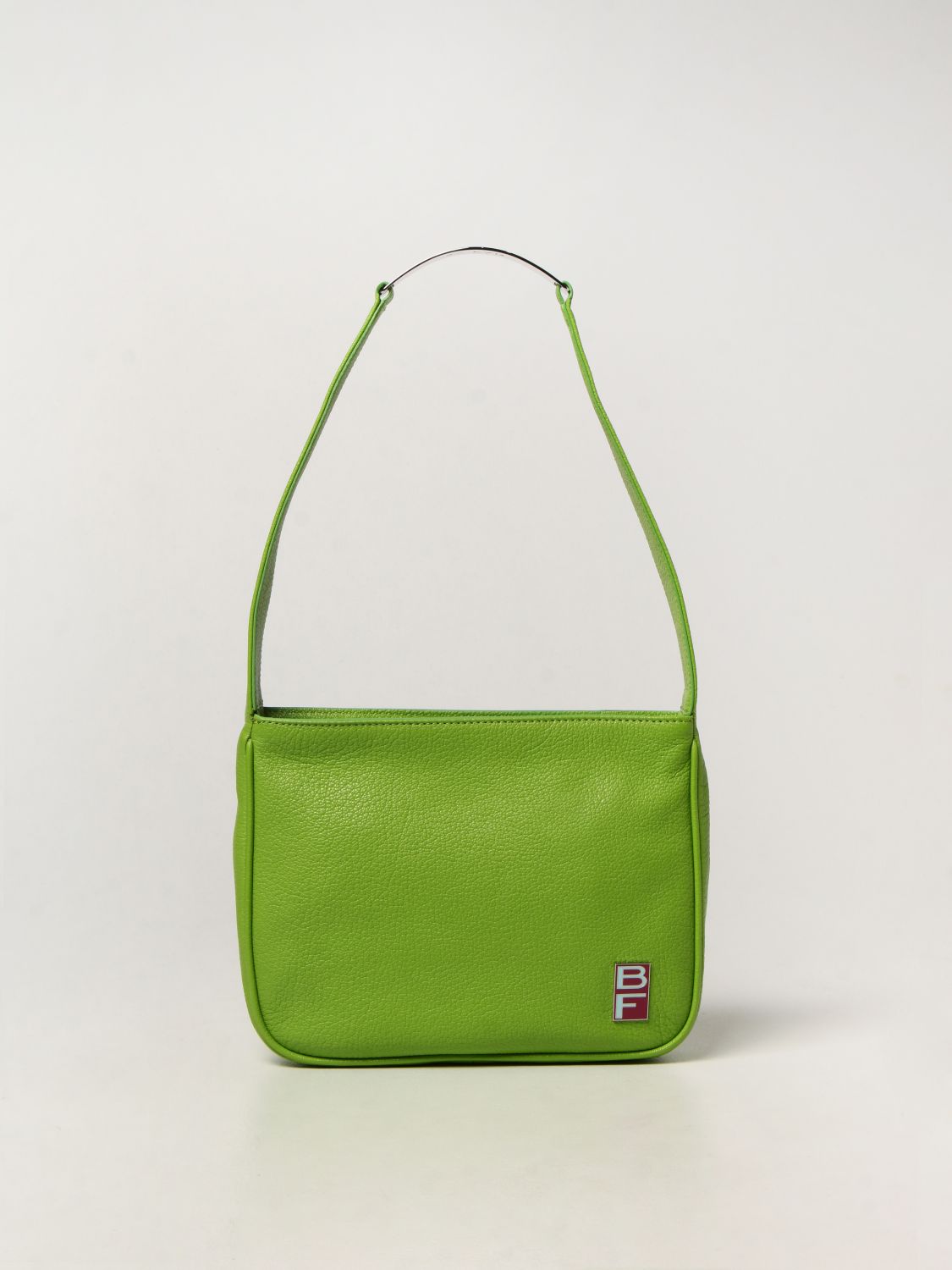 Shoulder bag By Far: By Far bag in grained leather green 1
