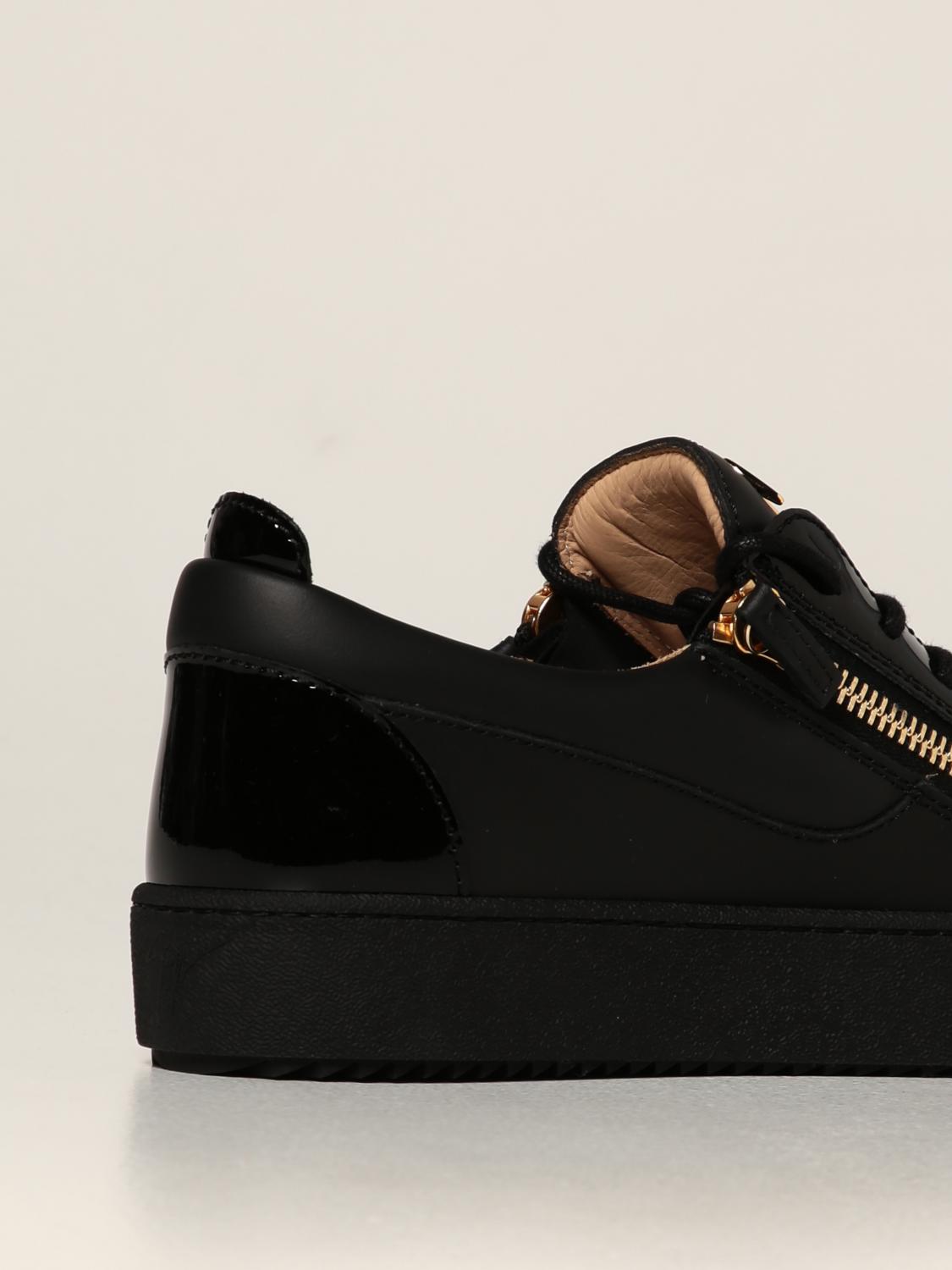 giuseppe zanotti black mens