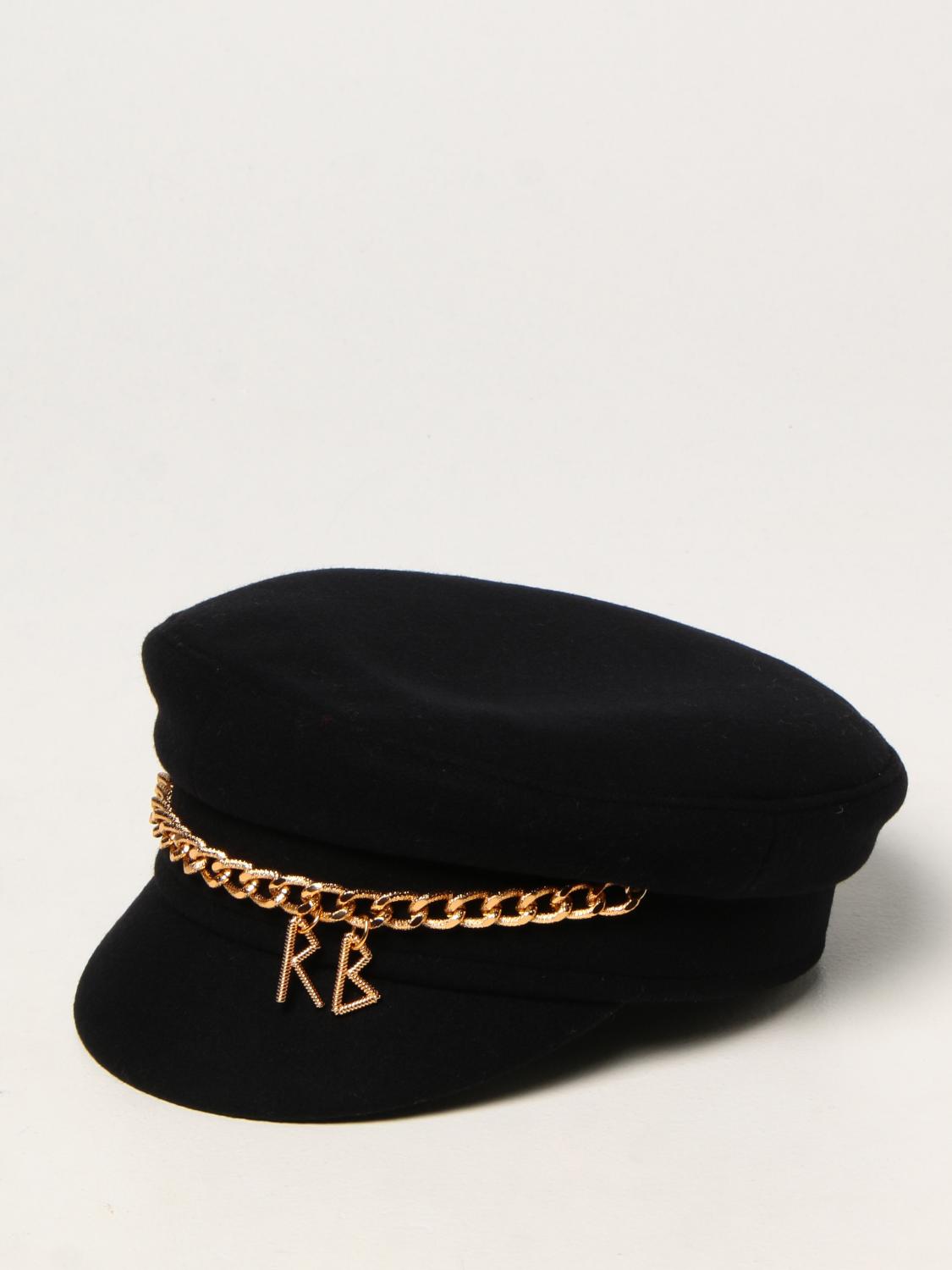 RUSLAN BAGINSKIY: Hat women - Black 
