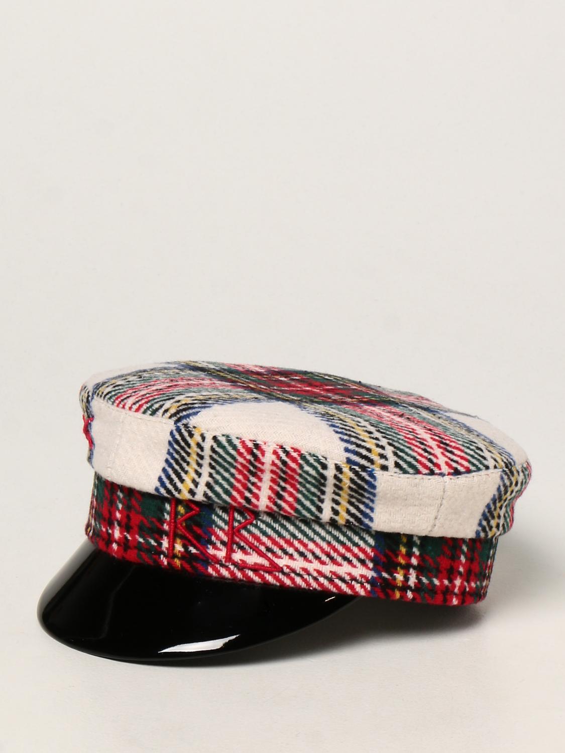 RUSLAN BAGINSKIY: tartan baker boy hat 