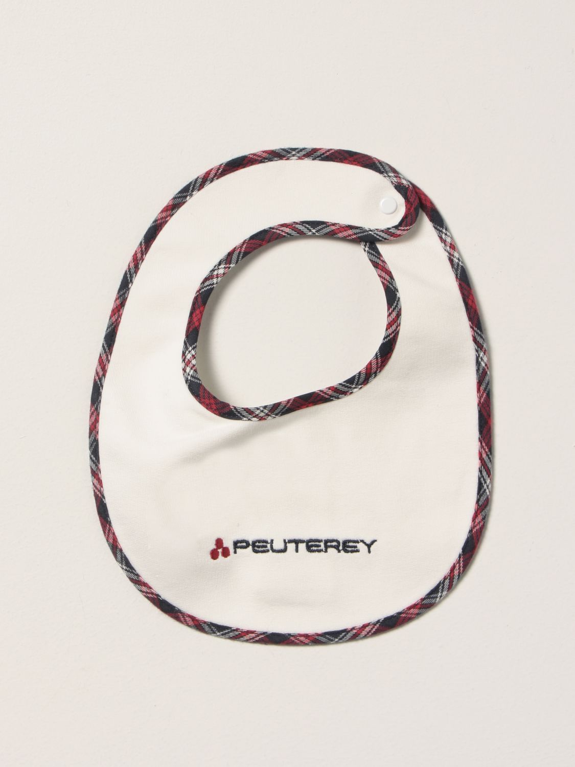 Bavaglini Peuterey: Bavaglino Peuterey con logo panna 1