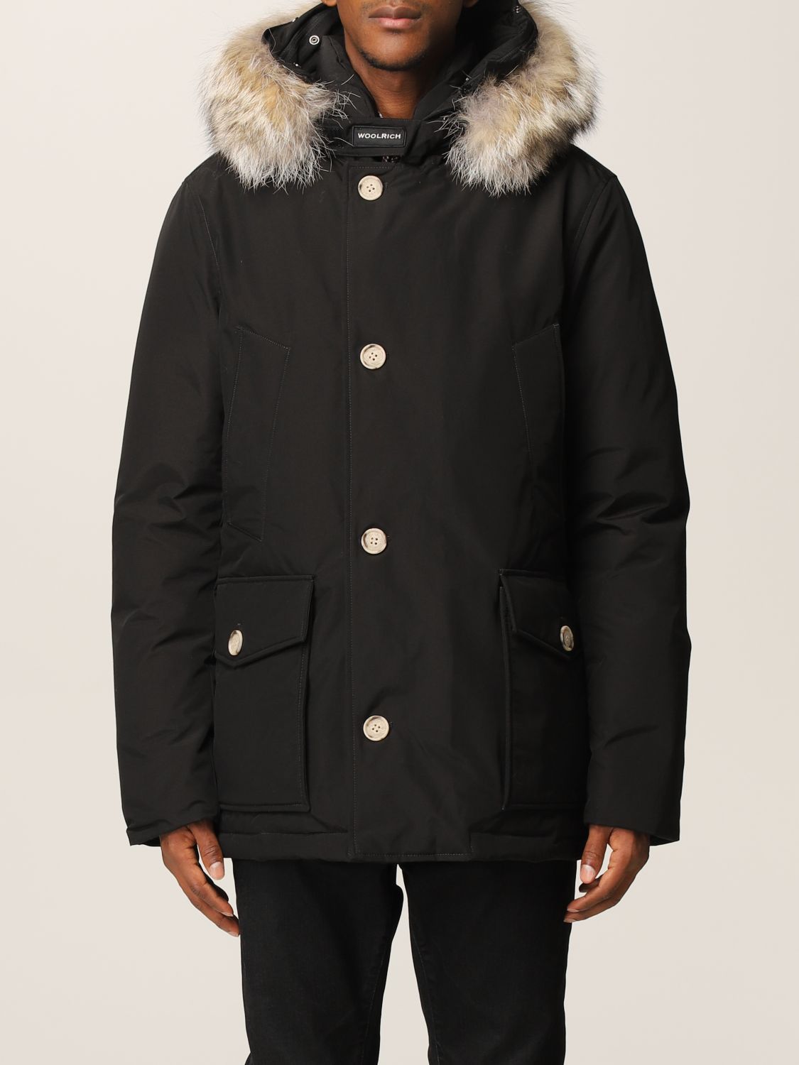 mengsel geur Invloedrijk Woolrich Outlet: jacket for man - Black | Woolrich jacket CFWOOU048MRUT001  online on GIGLIO.COM