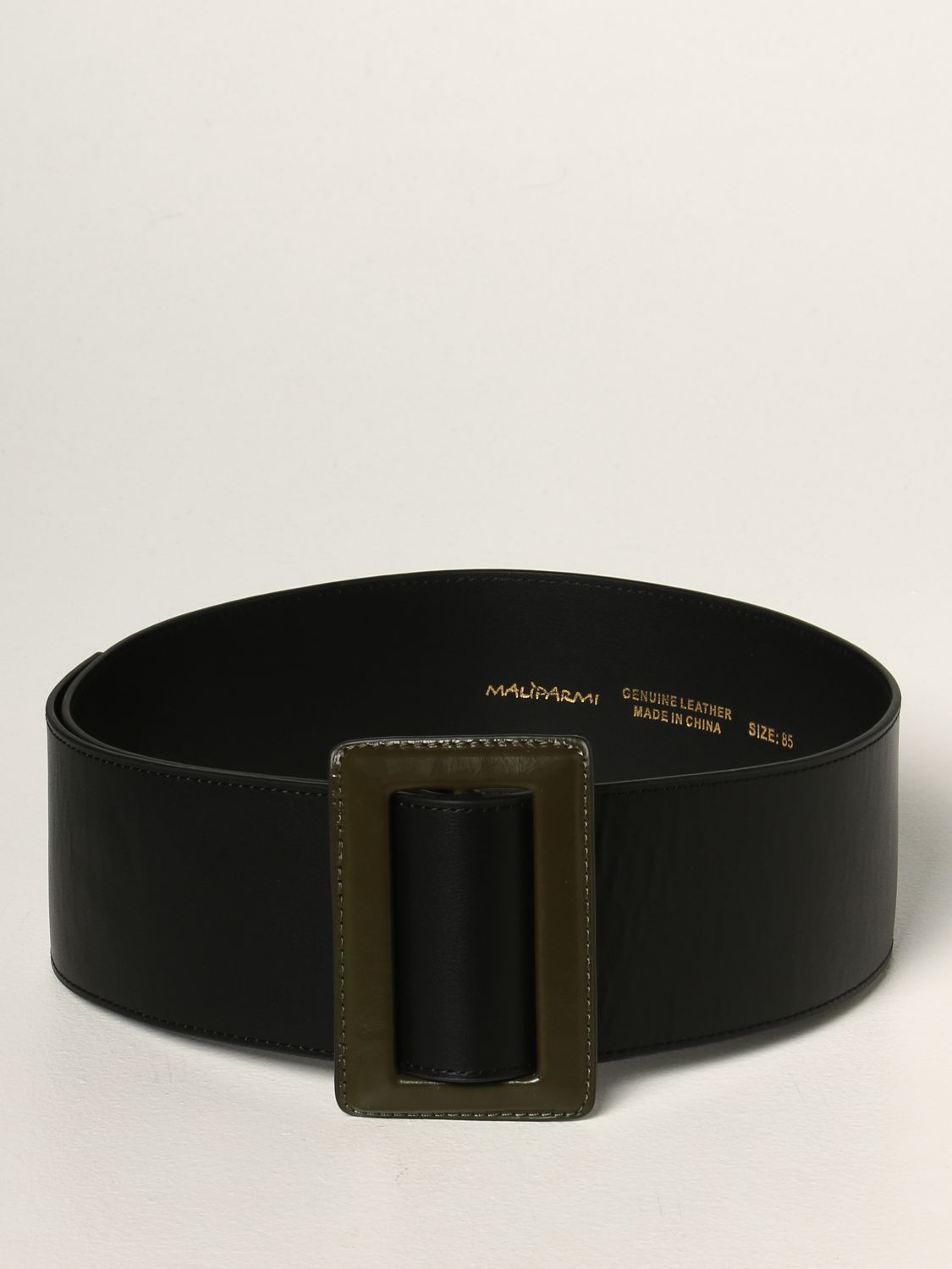 Cintura Maliparmi: Cintura Maliparmi in pelle nero 1