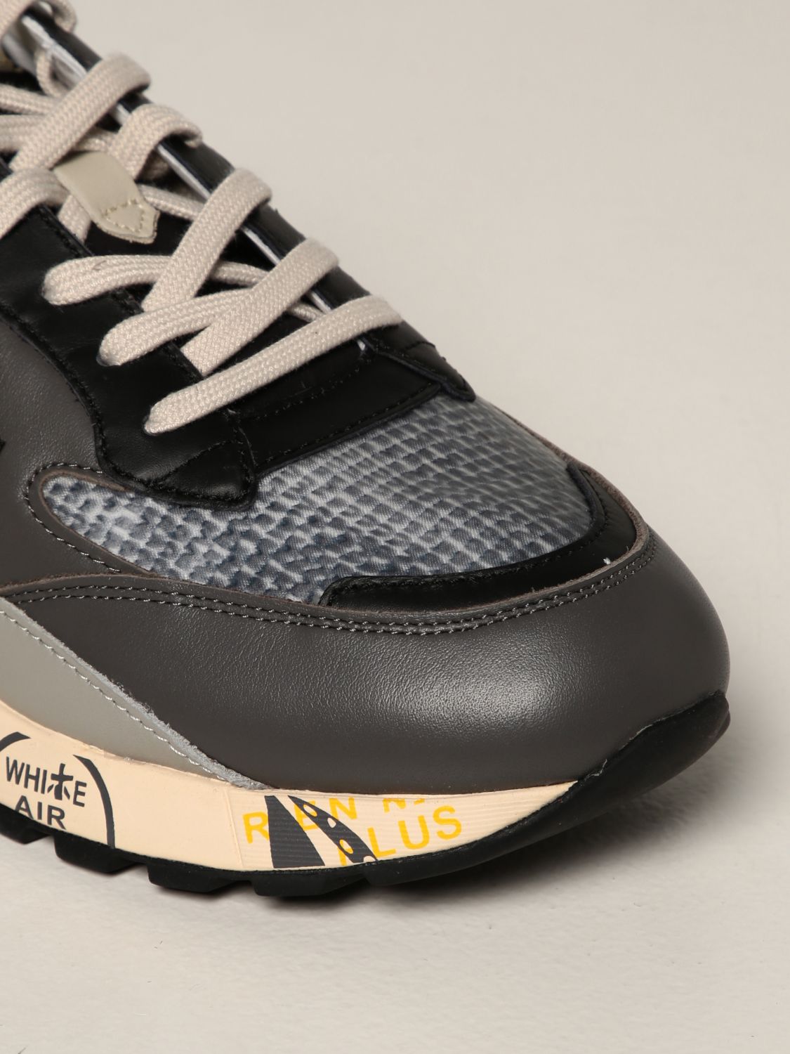 Sneakers Premiata: Sneakers Django Premiata in pelle grigio 4