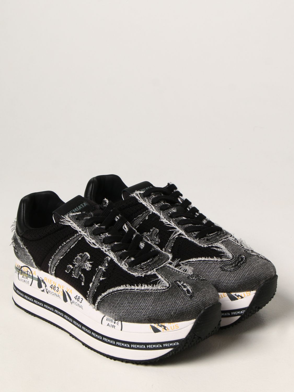 Спортивная обувь Premiata: Обувь Женское Premiata черный 2