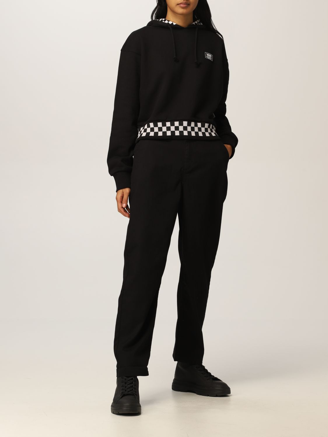 VANS: sweatshirt for woman - Black | Vans sweatshirt VN0A5JGD online on ...