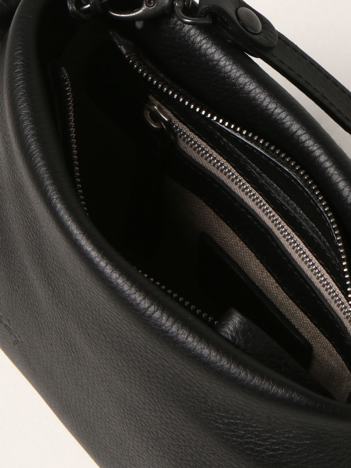 MARSÈLL: Fantasmino bag in dry milled leather - Black | Marsèll mini ...