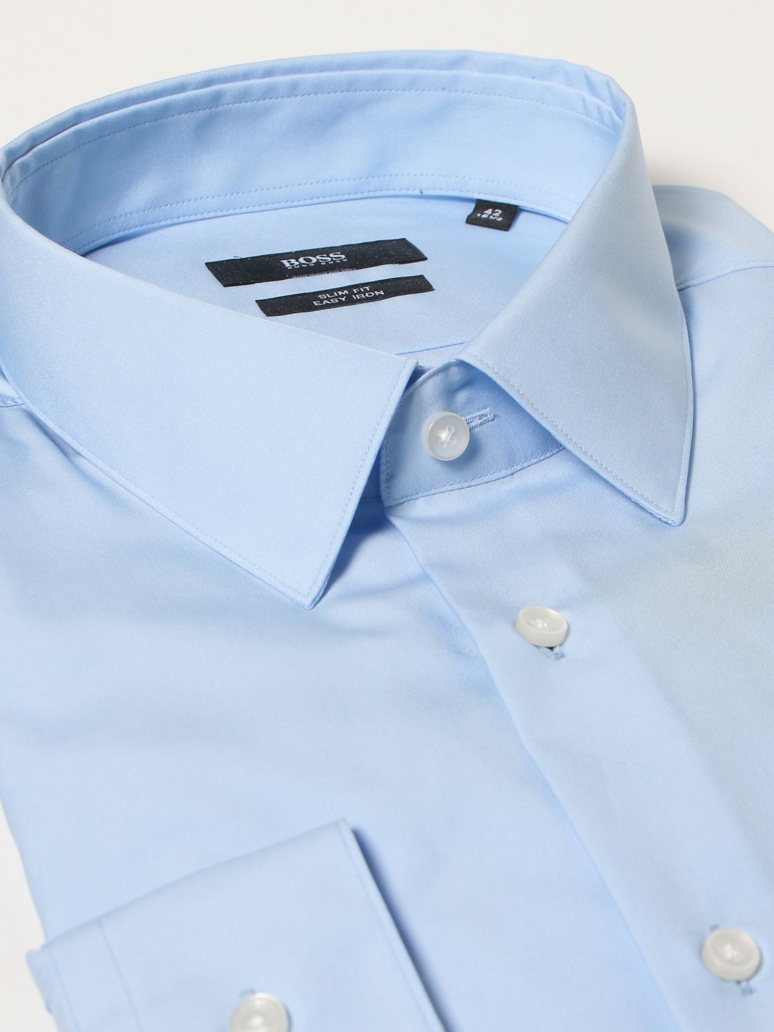 hugo boss light blue shirt