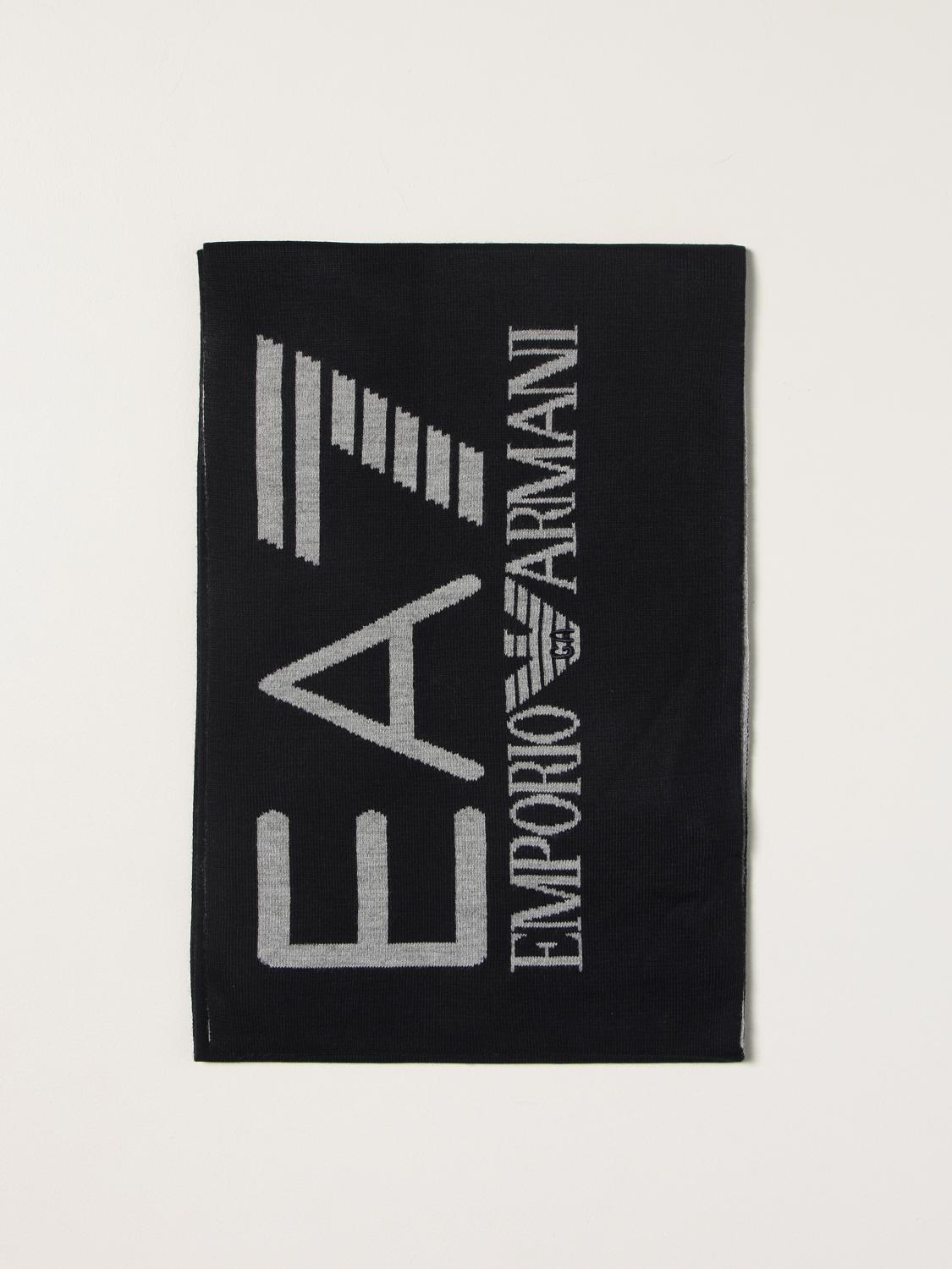 EA7 scarf with big logo Blue Ea7 scarf 285351 0A120 online on
