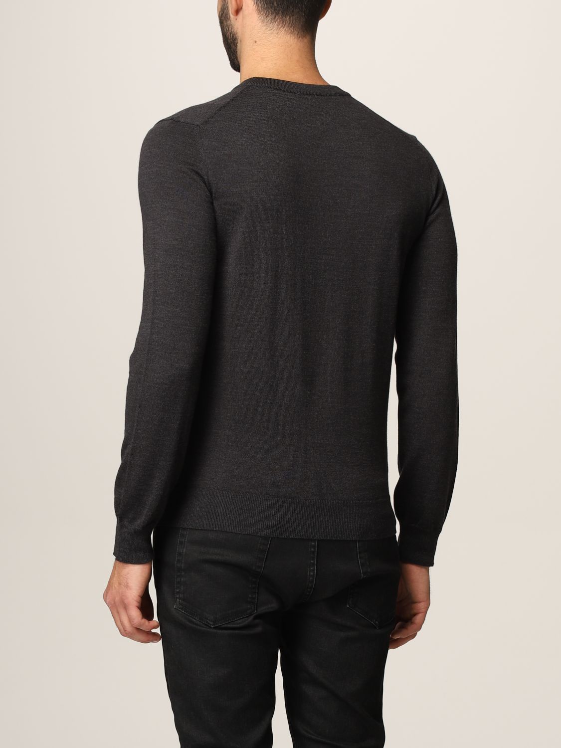 LACOSTE: sweater for man - Grey | Lacoste sweater AH1969 online on ...