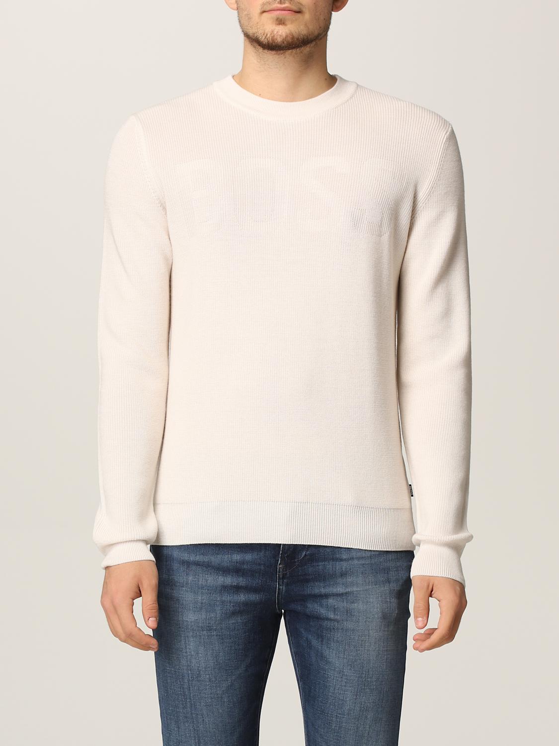 boss white jumper