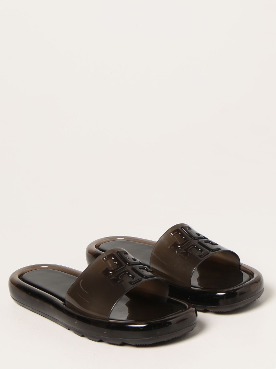 Flat sandals Tory Burch: Bubble Jelly Tory Burch sandal in TPU black 2