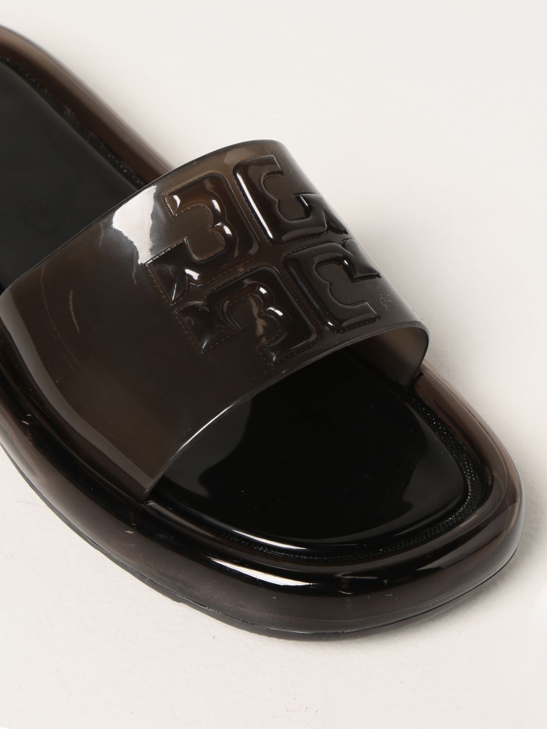 Flat sandals Tory Burch: Bubble Jelly Tory Burch sandal in TPU black 4
