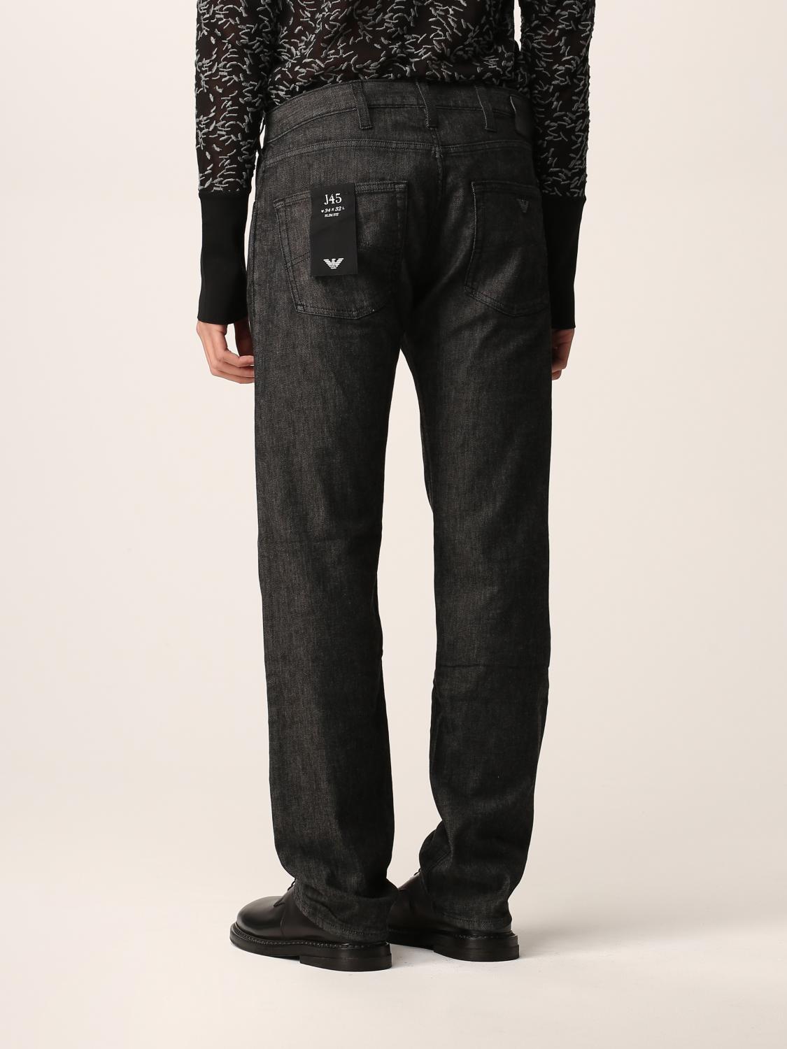Emporio Armani Outlet: Jeans men - Black | Jeans Emporio Armani 3Z1J45  1DRAZ GIGLIO.COM