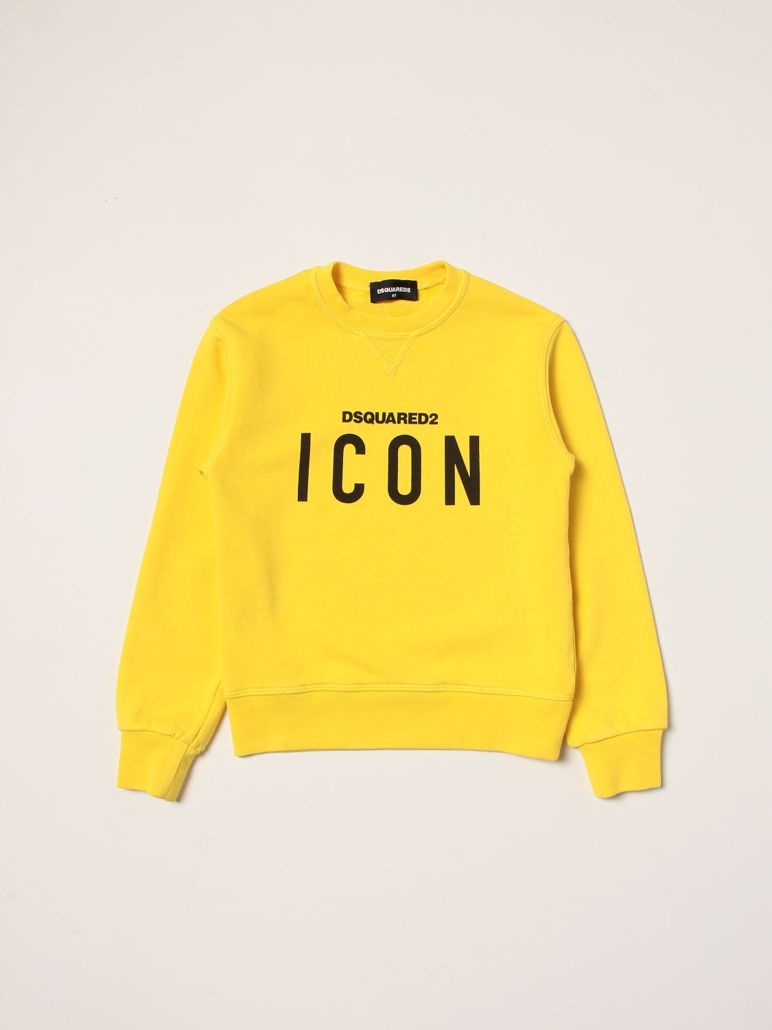 segment Vernauwd Waardig DSQUARED2 JUNIOR: sweater for boys - Yellow | Dsquared2 Junior sweater  DQ02N3D00MT online on GIGLIO.COM