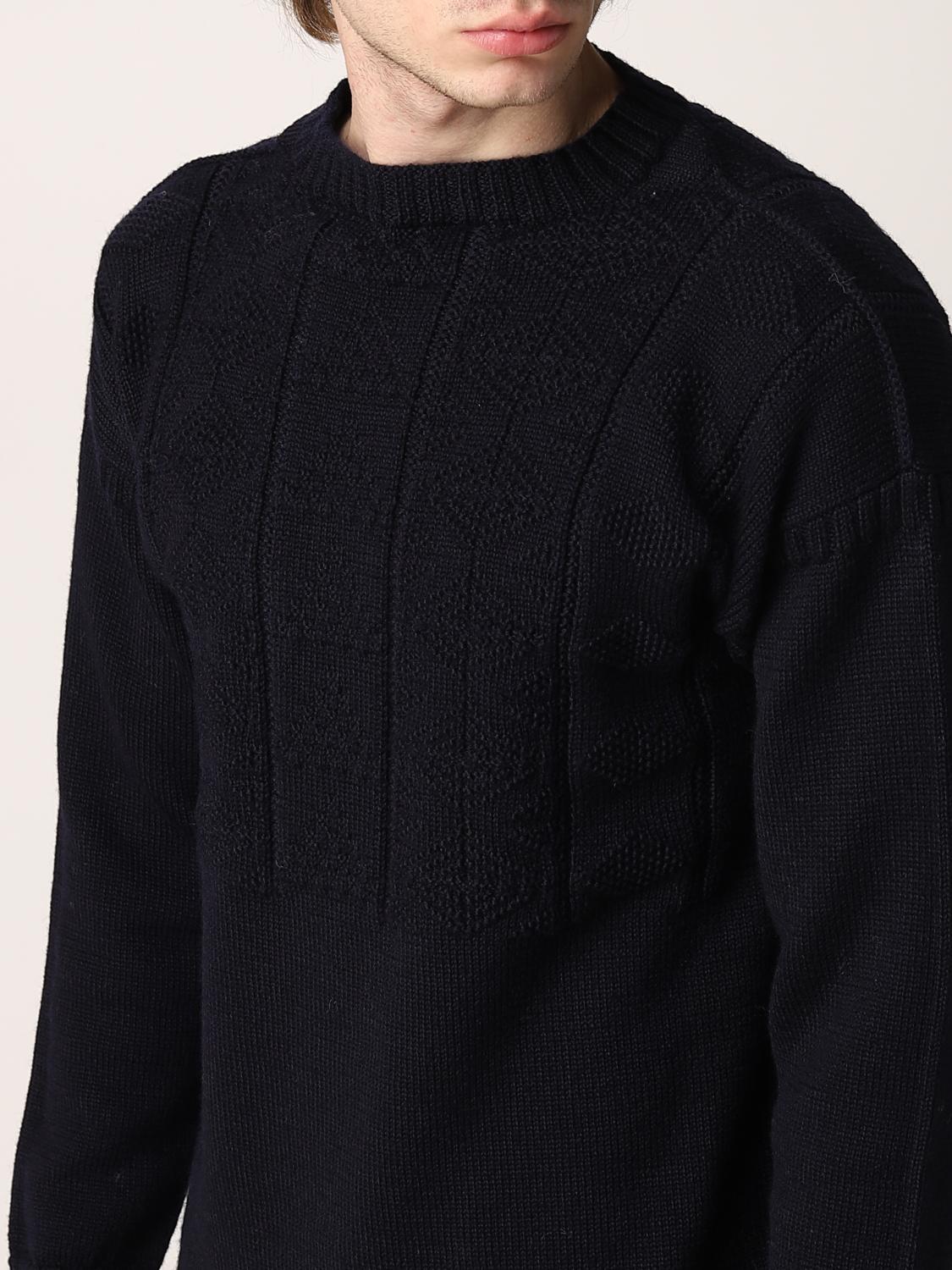 MAISON MARGIELA: wool jumper - Blue 