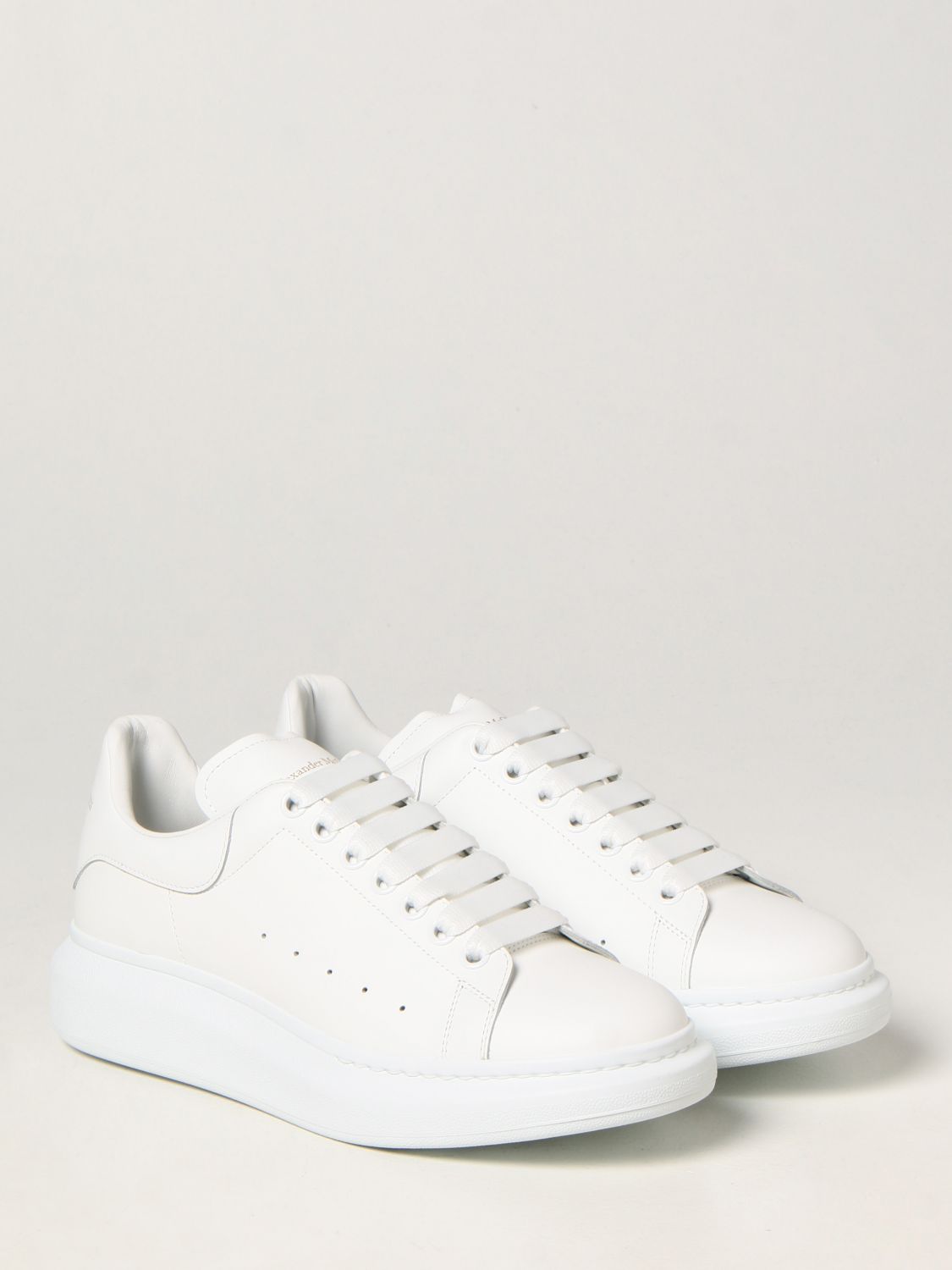 Alexander McQueen Sneakers Men Leather White White