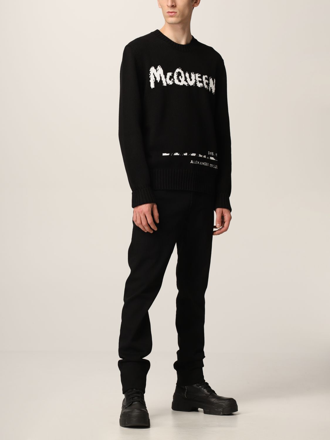 Sweater Alexander Mcqueen: Alexander McQueen sweater with logo black 2