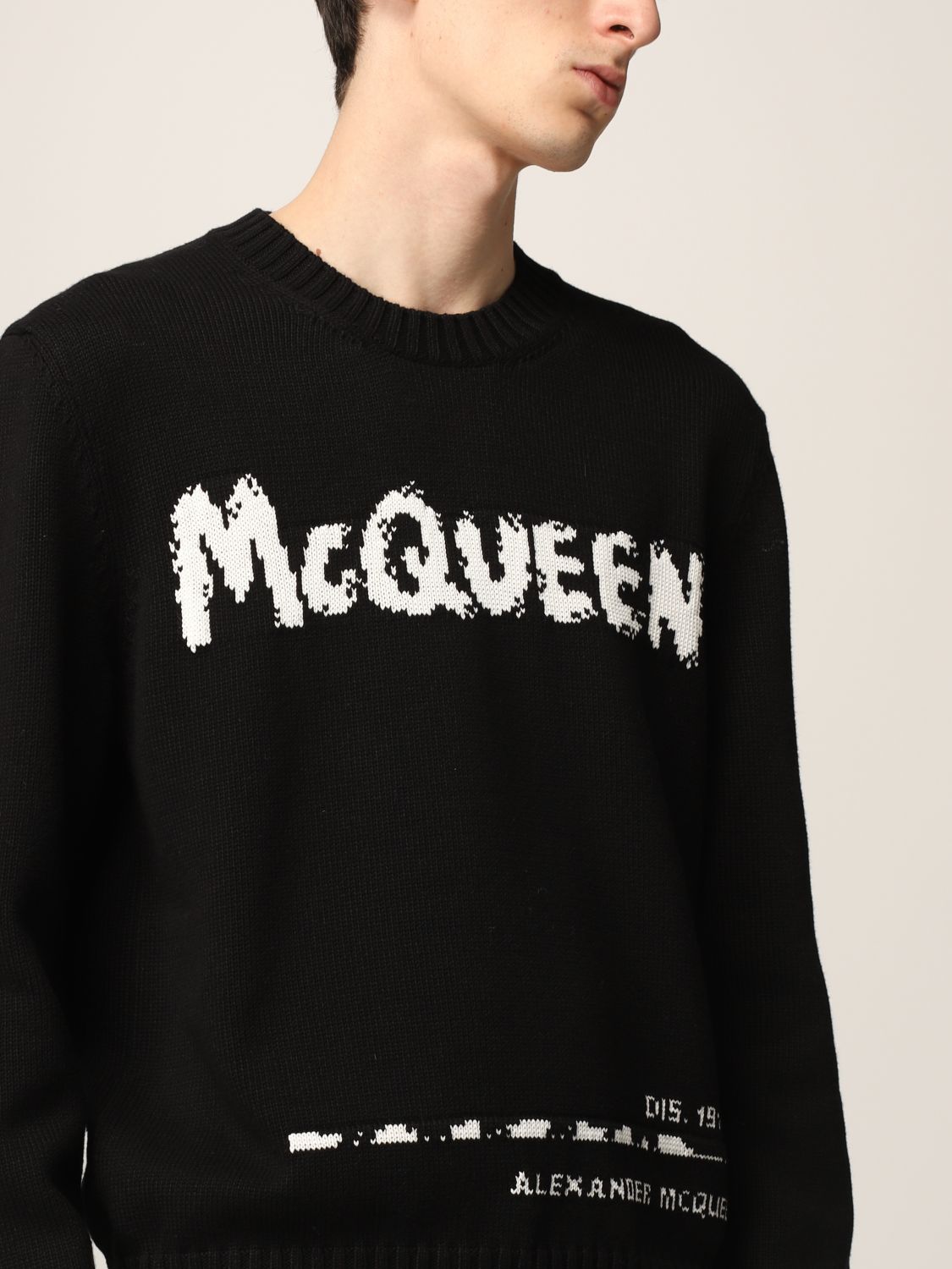 Sweater Alexander Mcqueen: Alexander McQueen sweater with logo black 5