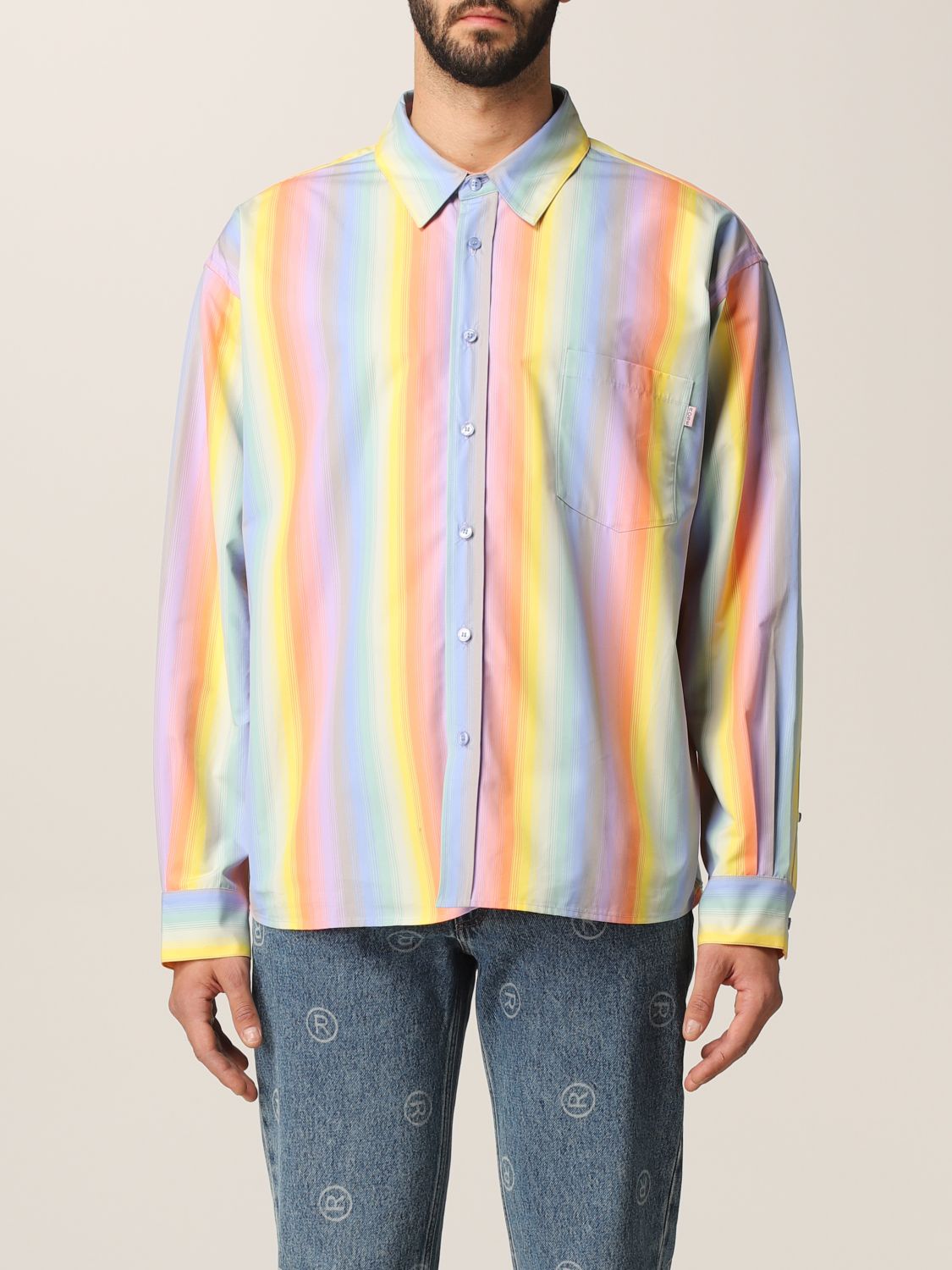 Shirt Martine Rose: Martine Rose multicolor striped shirt multicolor 1